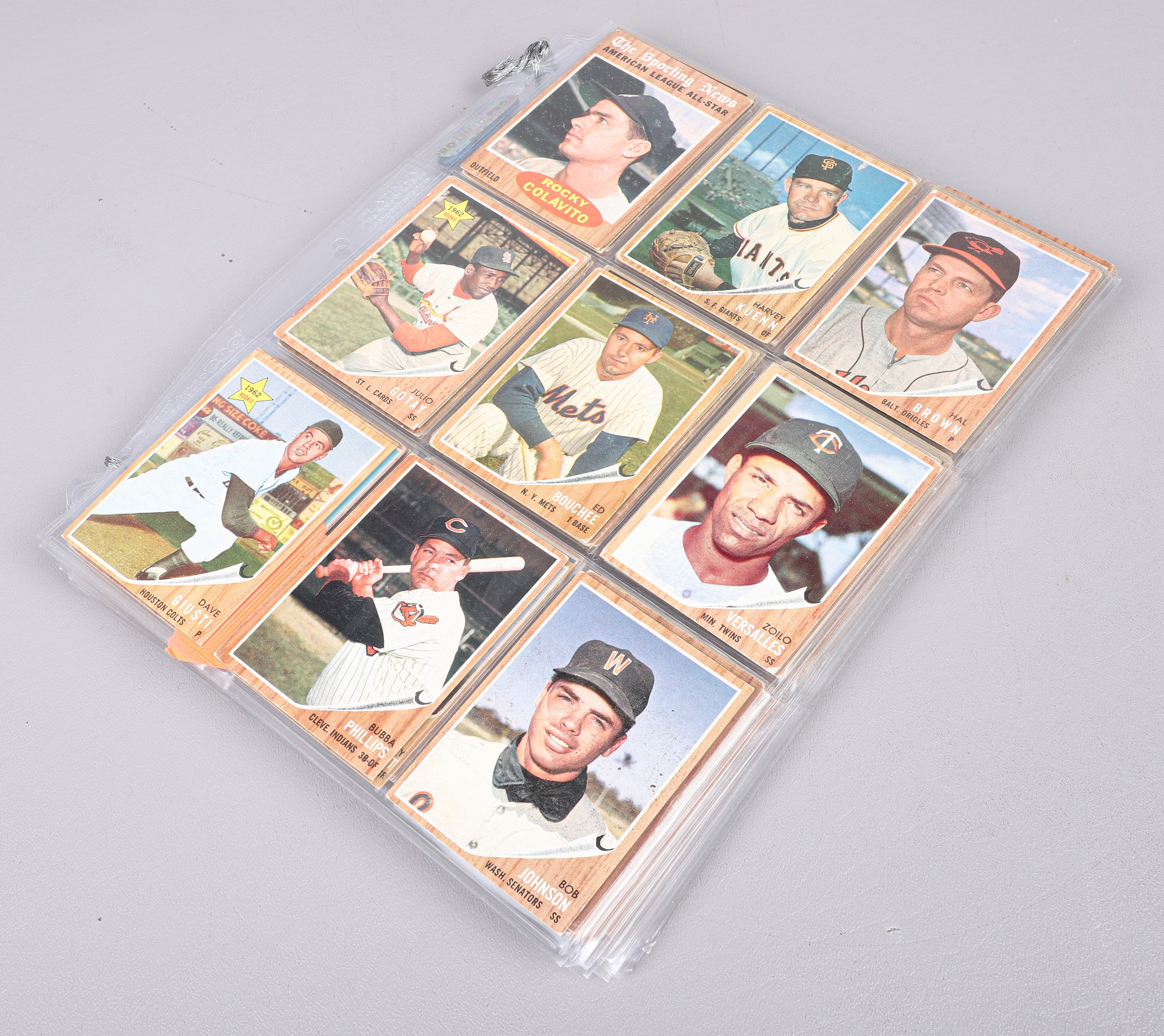 1962 Topps baseball lot 300  2e0843