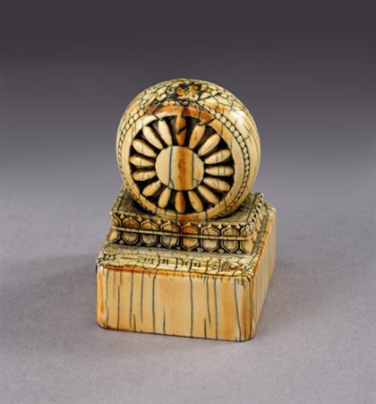 Fine Chinese elephant ivory Wheel 49a70