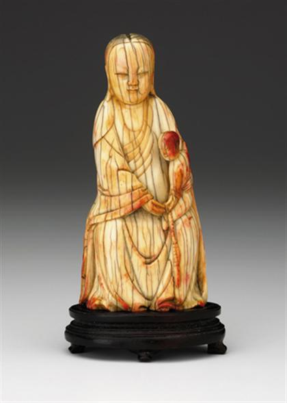 Fine Ivory Quanyin and child late 49a72