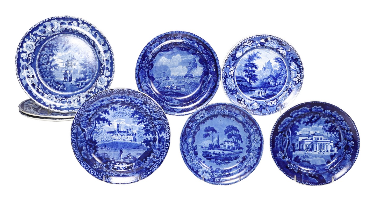  10 Staffordshire blue transfer 2e08f1