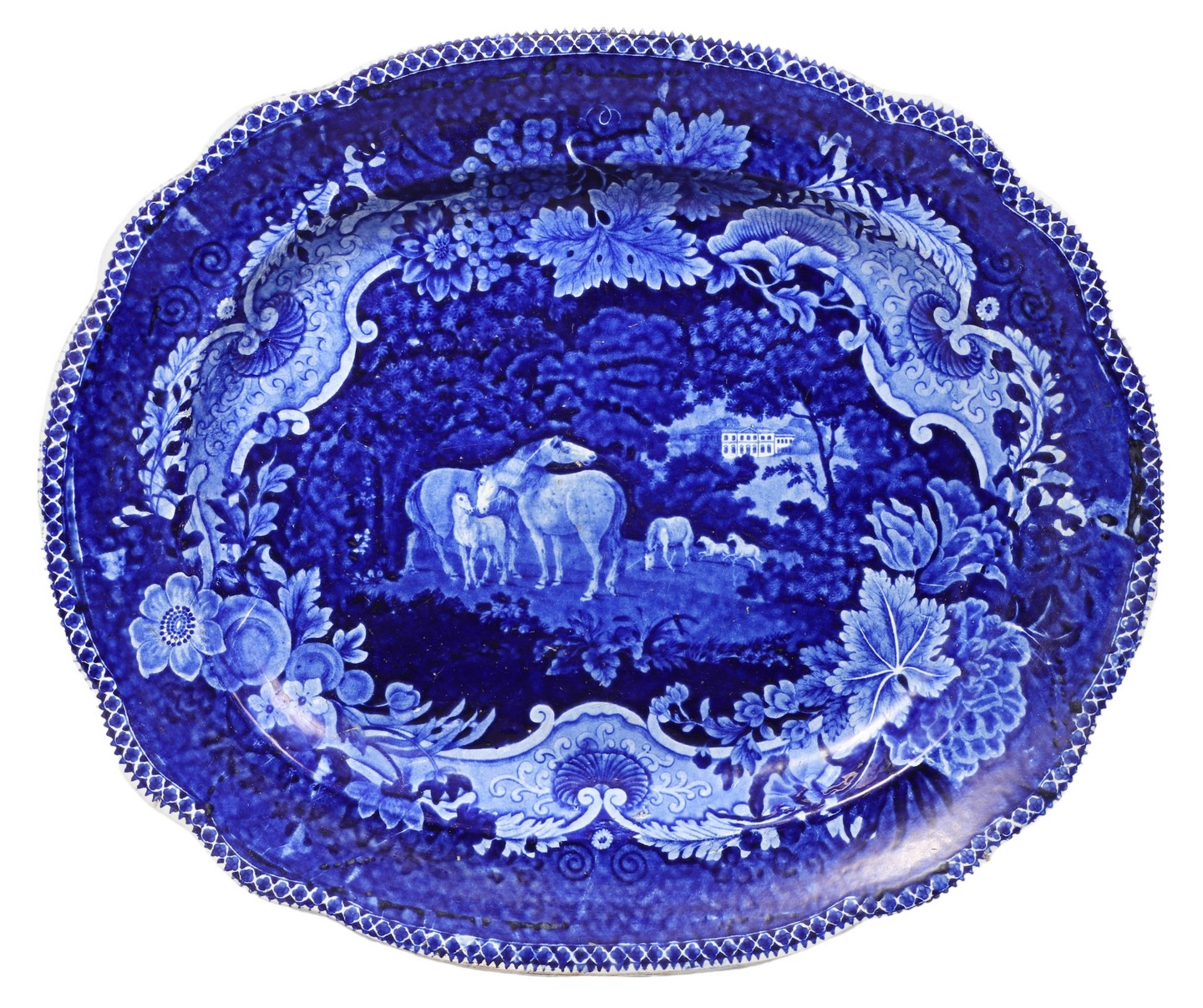 Adams Staffordshire Blue Transfer