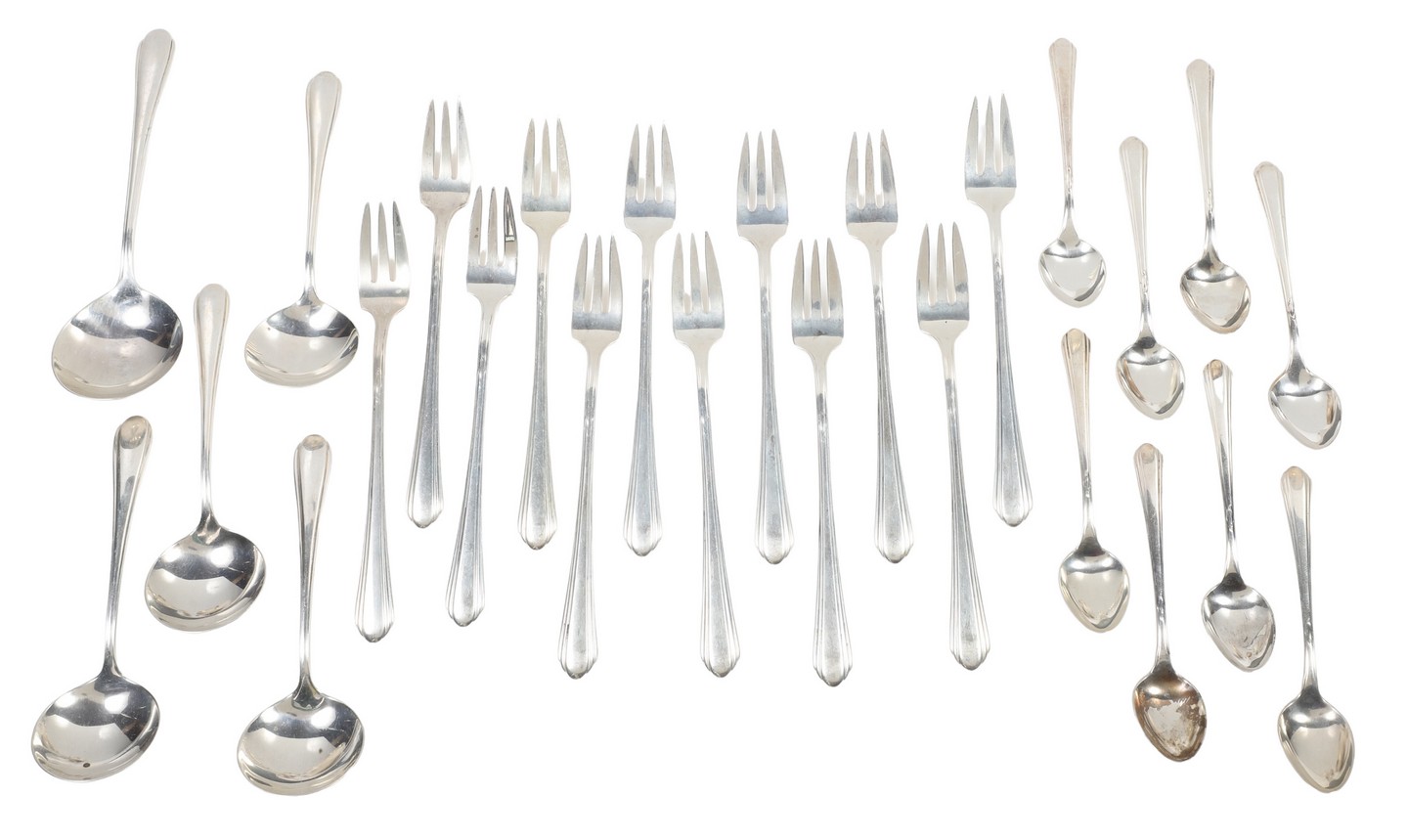 Sterling flatware grouping to include