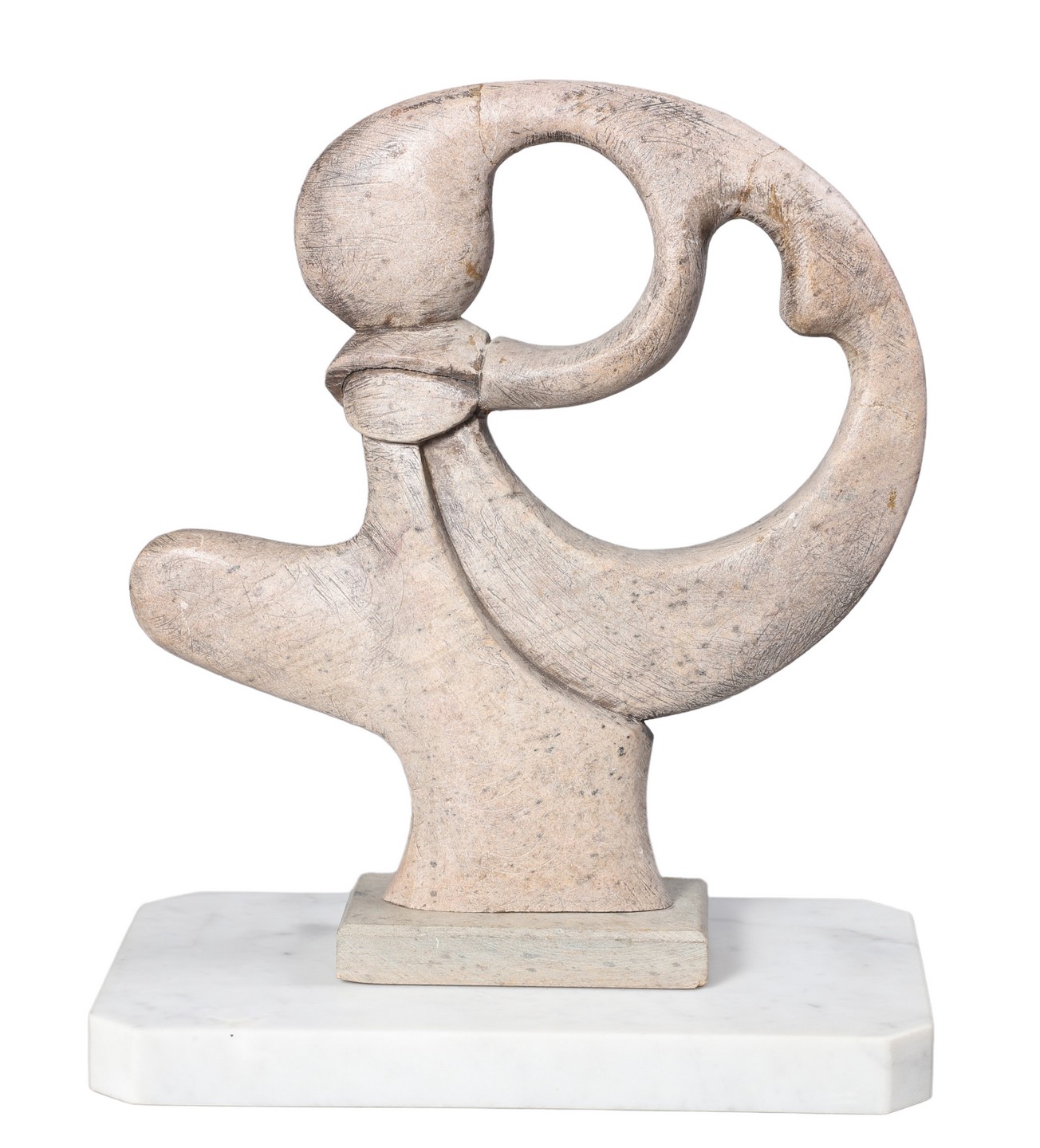 Stylized mother child sculpture  2e09c5