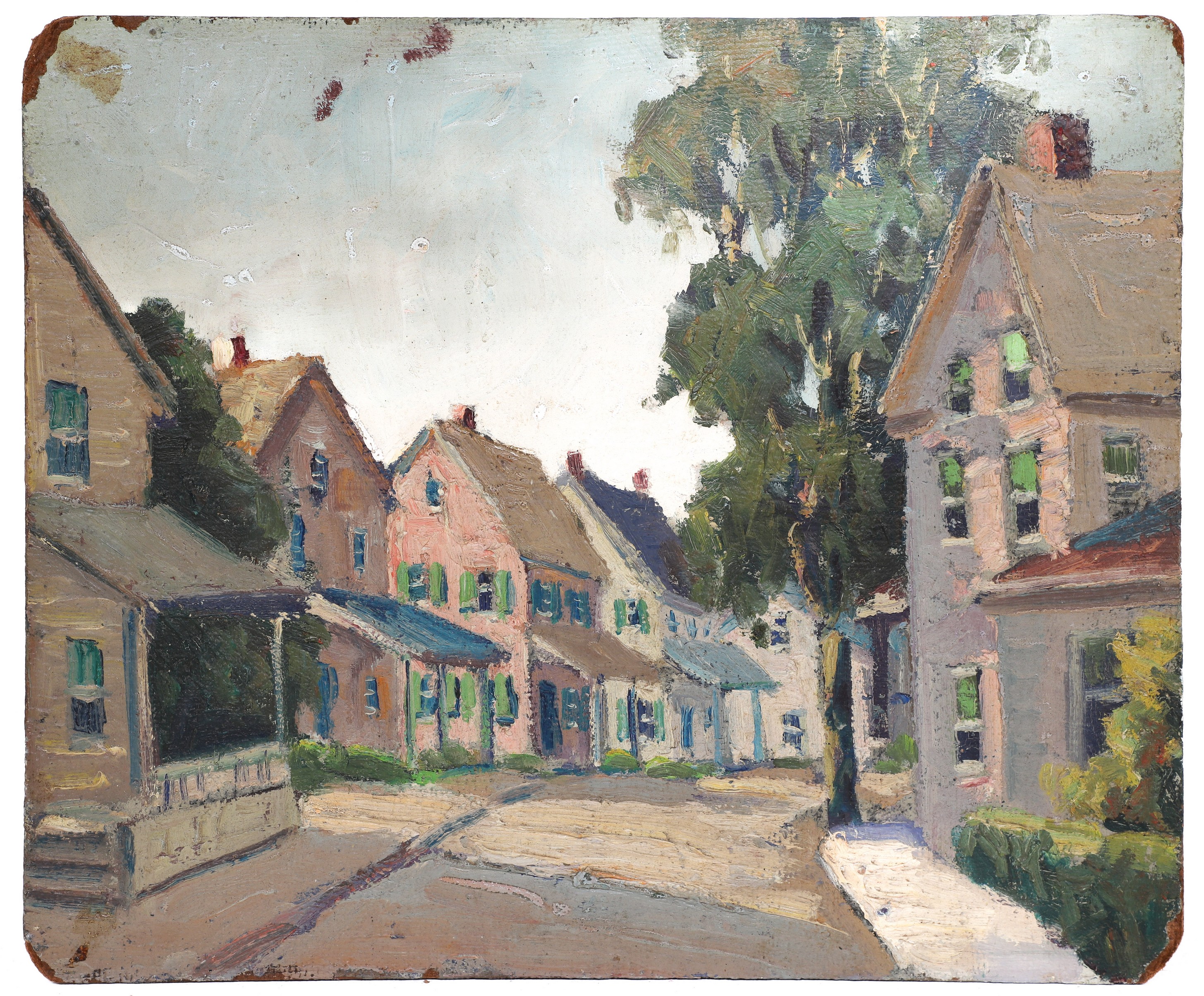 American Impressionist Street Scene 2e09cb