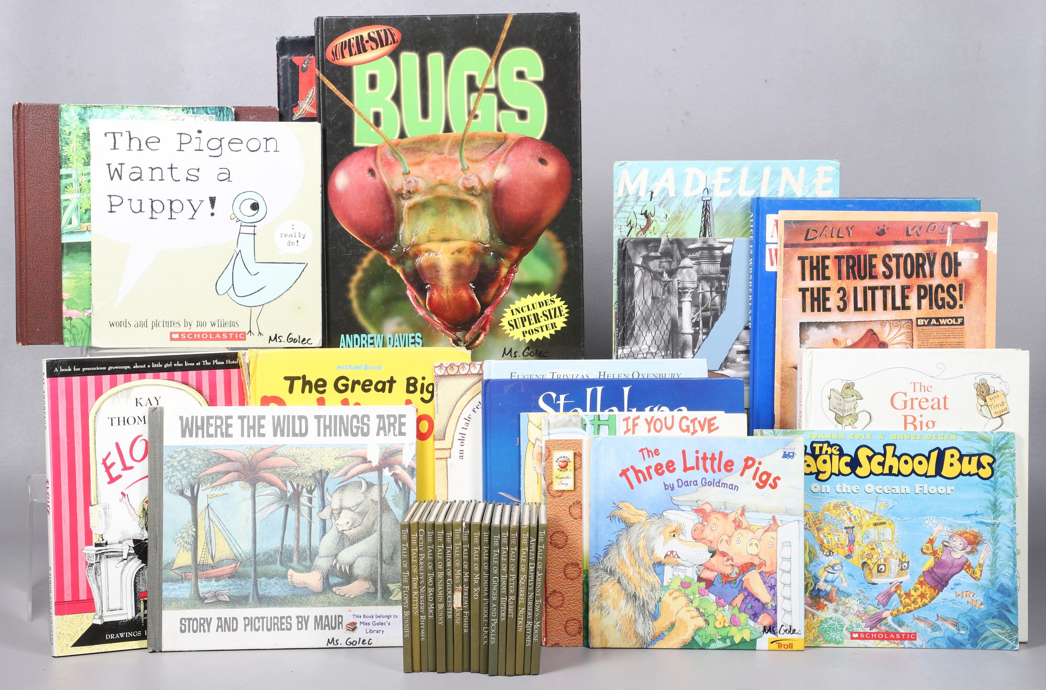 Thirty-seven books for children, mainly