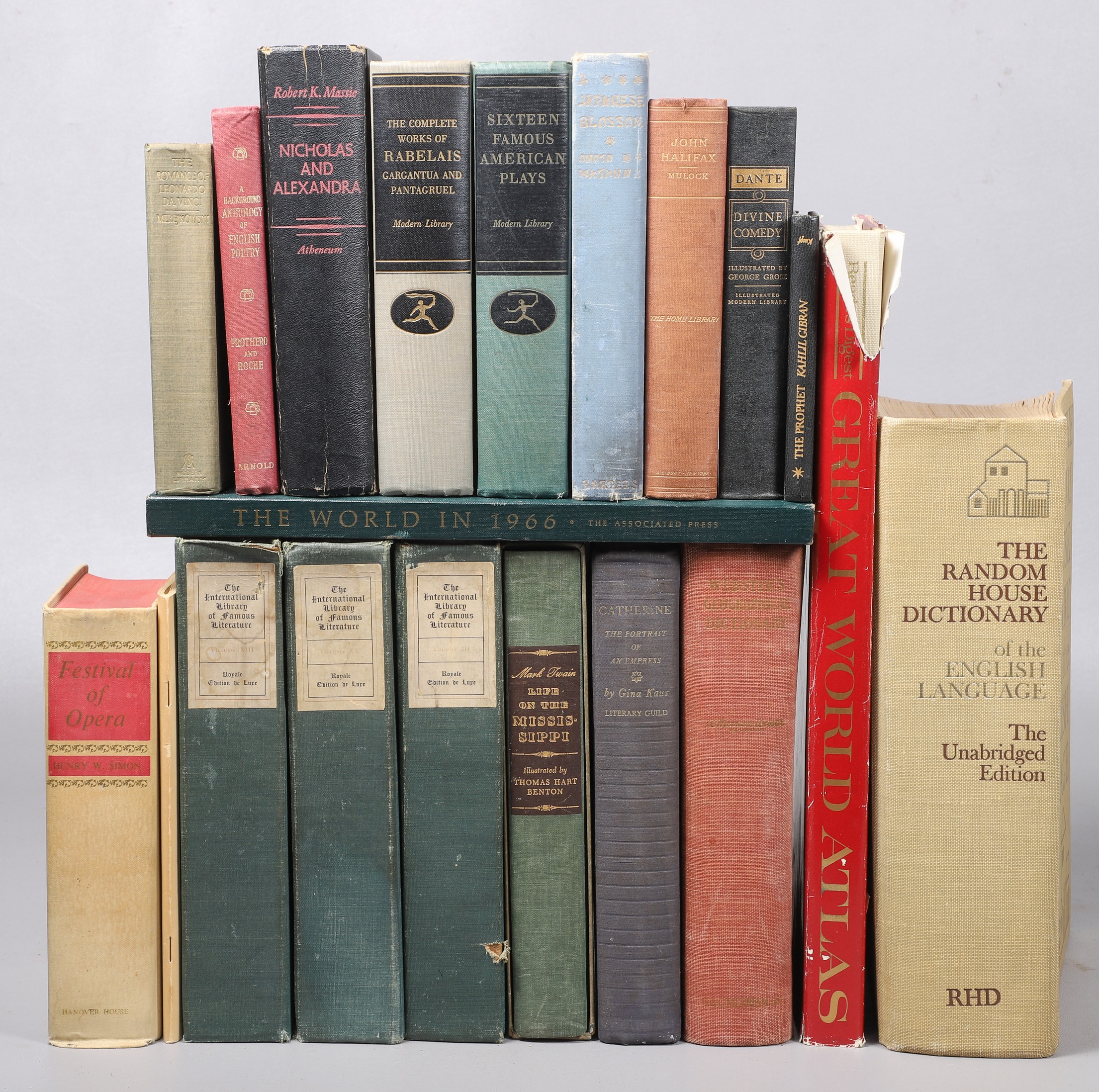 Twenty various 20th century books,