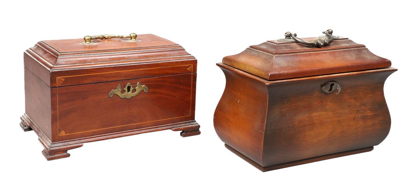 (2) Wood dresser boxes to include