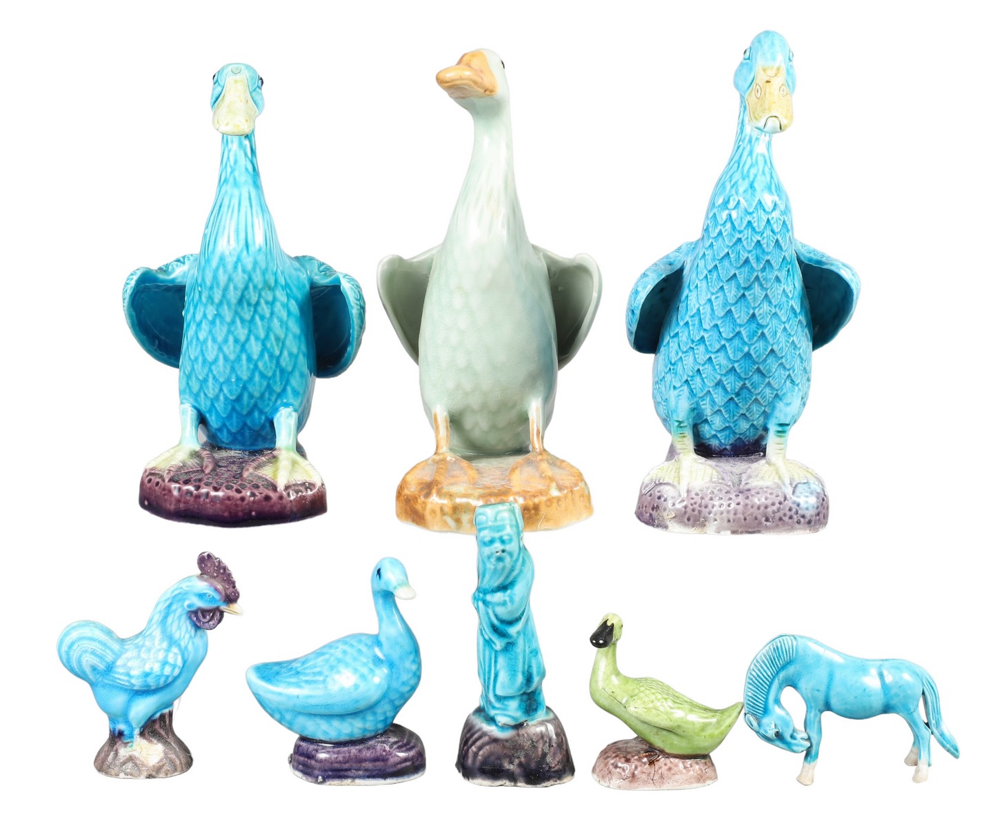  8 Chinese porcelain animal figurines  2e0a9d