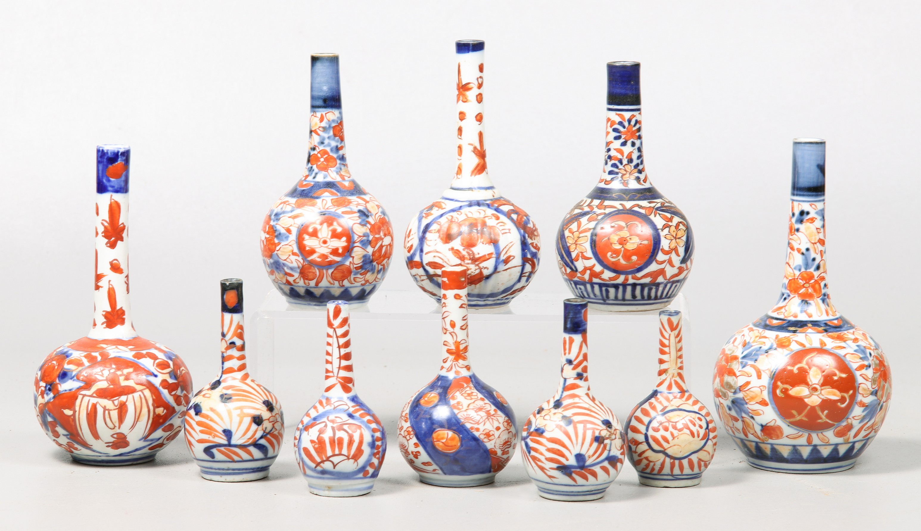  10 Miniature Japanese Imari porcelain 2e0ab6