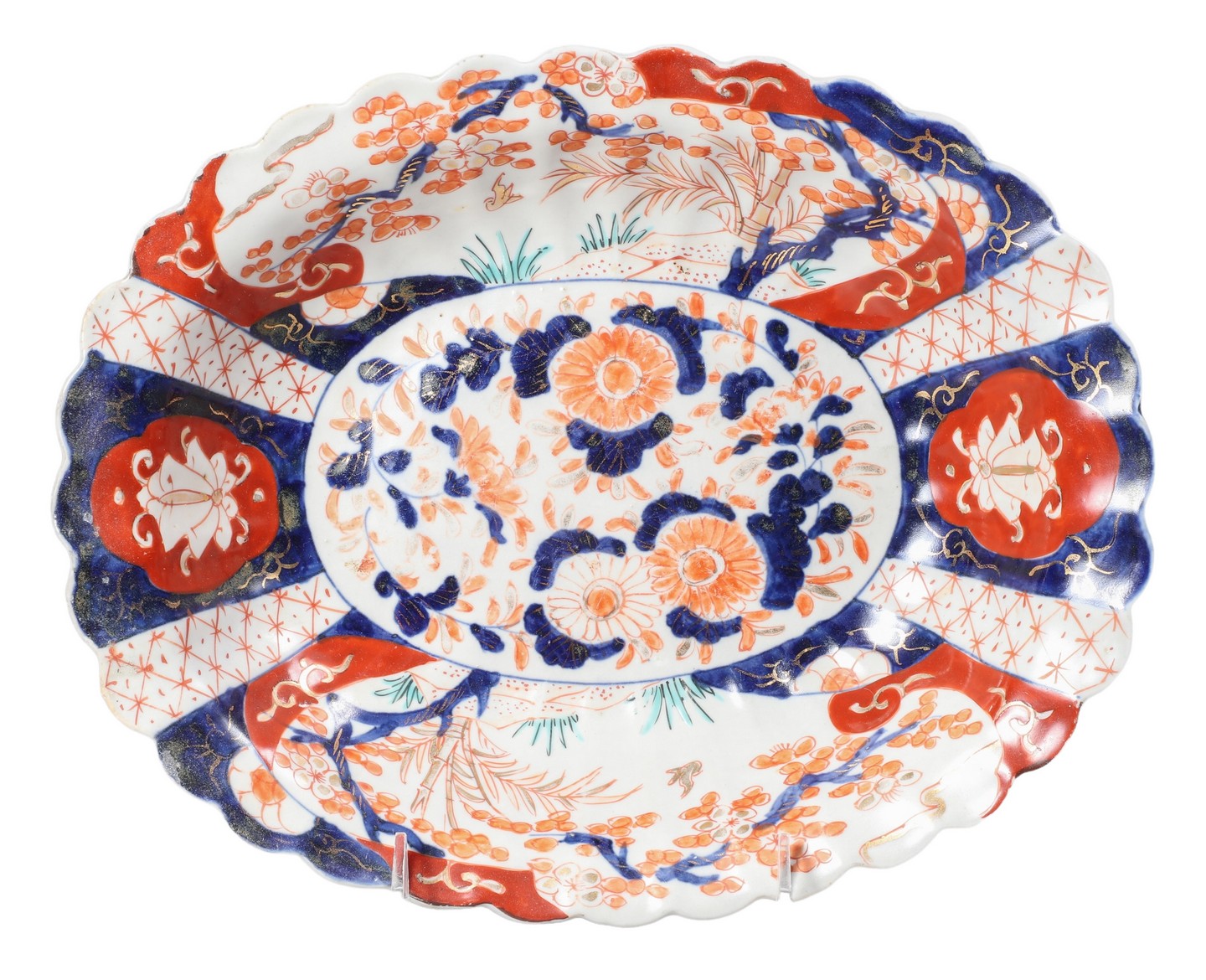 Japanese Imari porcelain fluted
