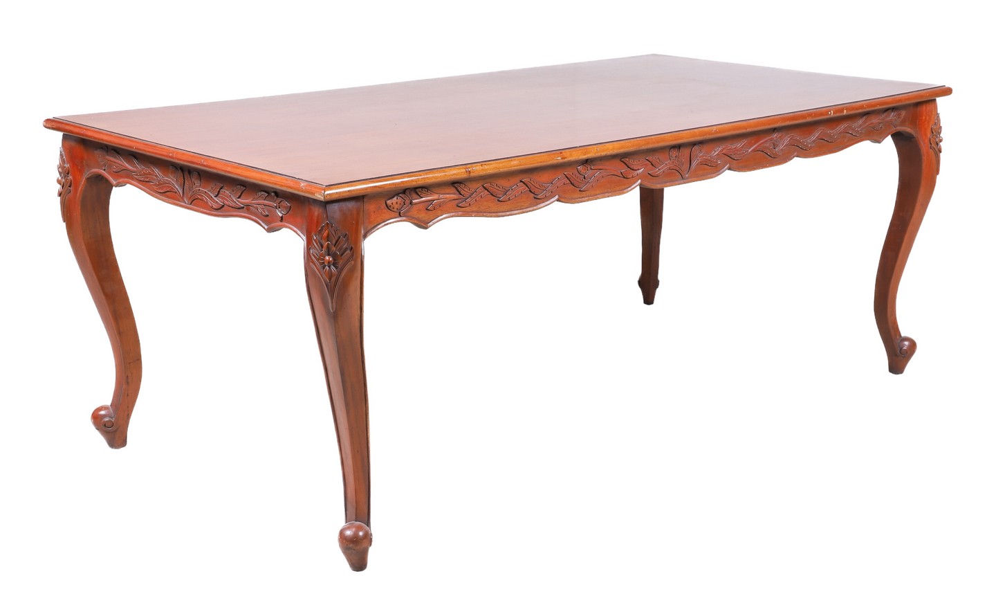 French style mahogany dining table  2e0b1c