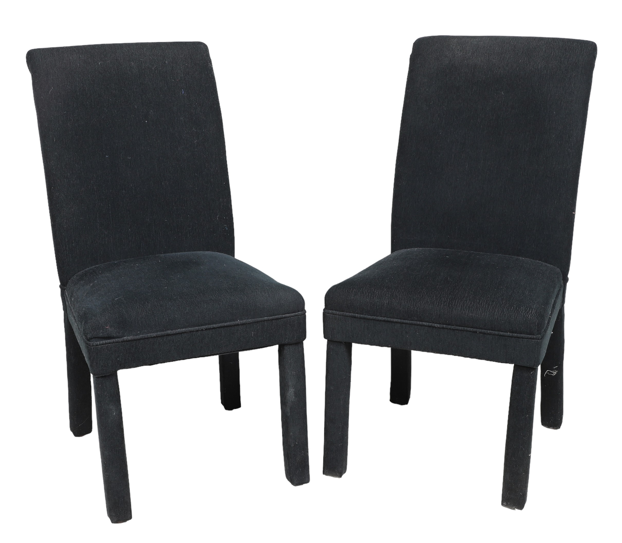 Pair Contemporary upholstered side 2e0b1f