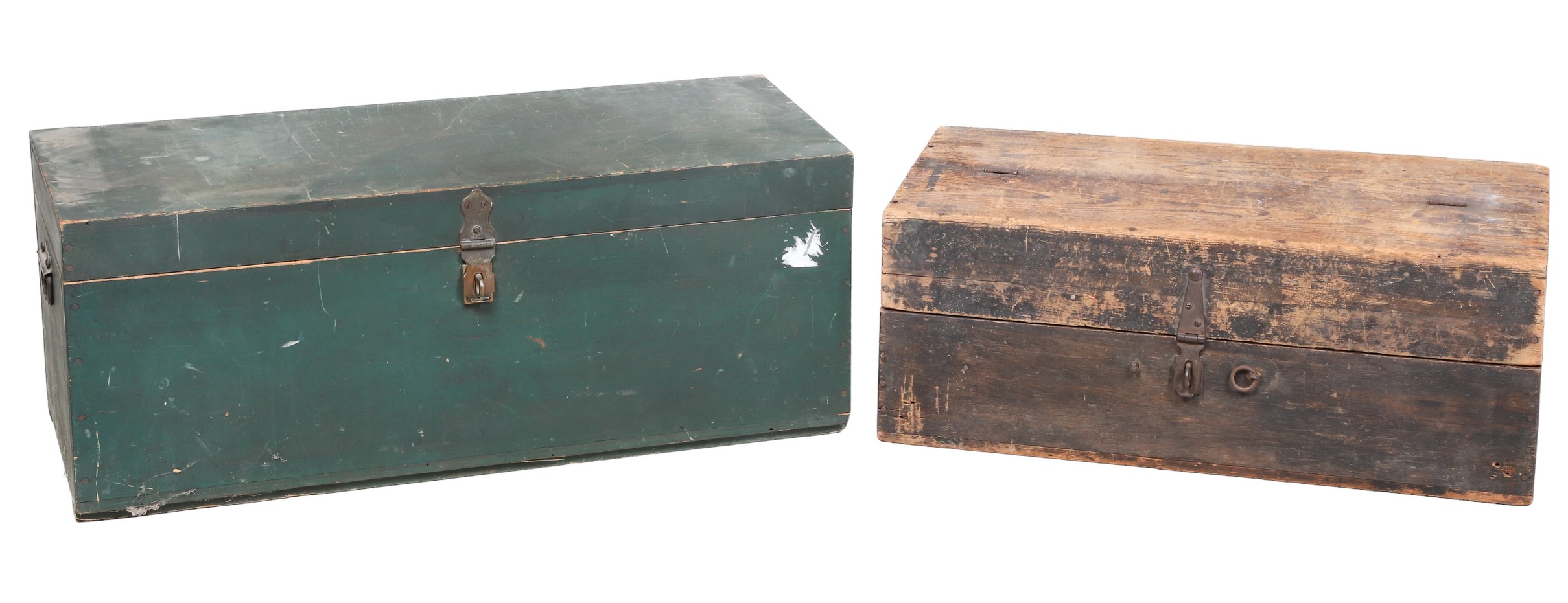 (2) tool boxes, c/o pine with quarter
