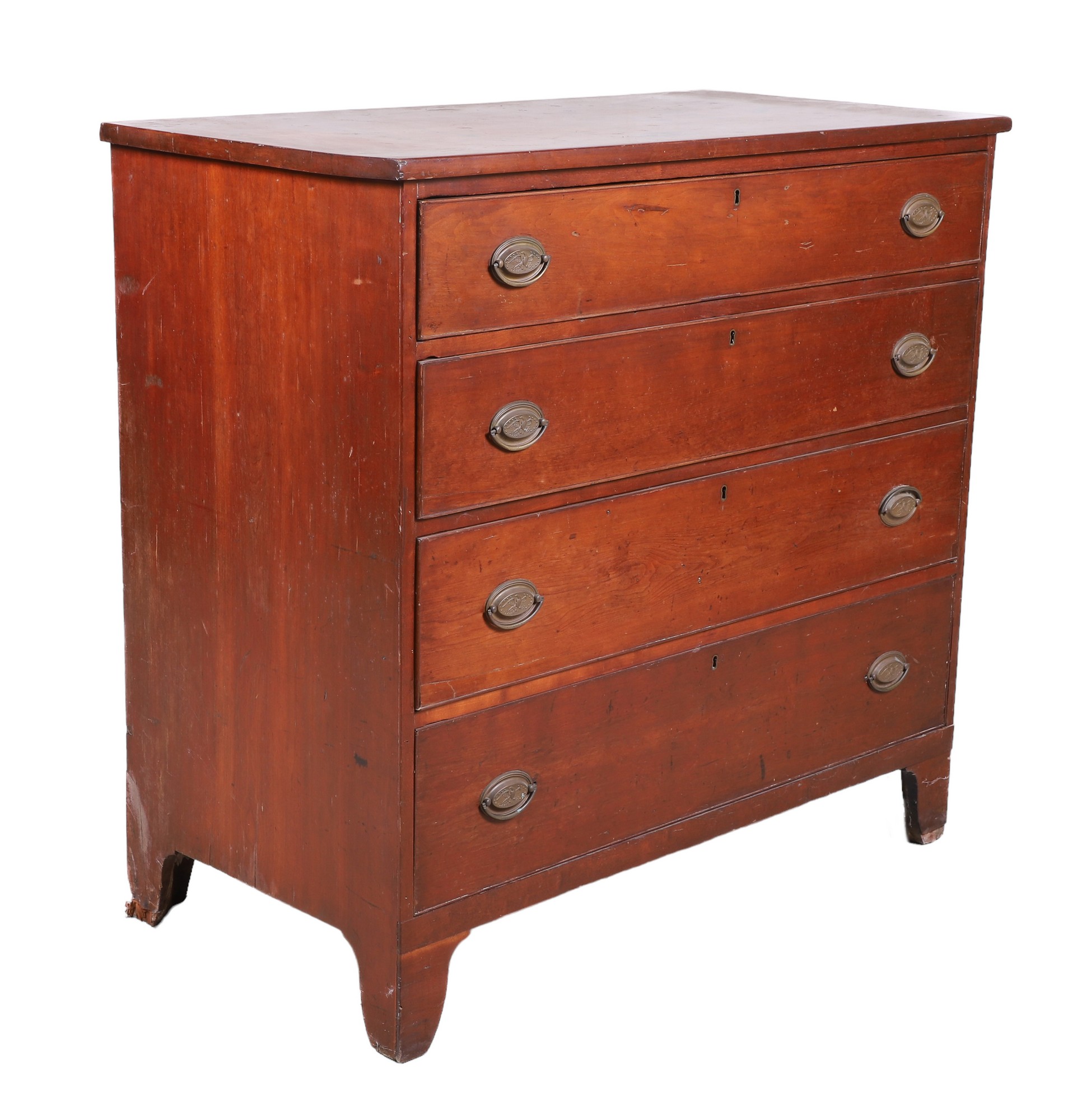 American Federal cherry chest of drawers,