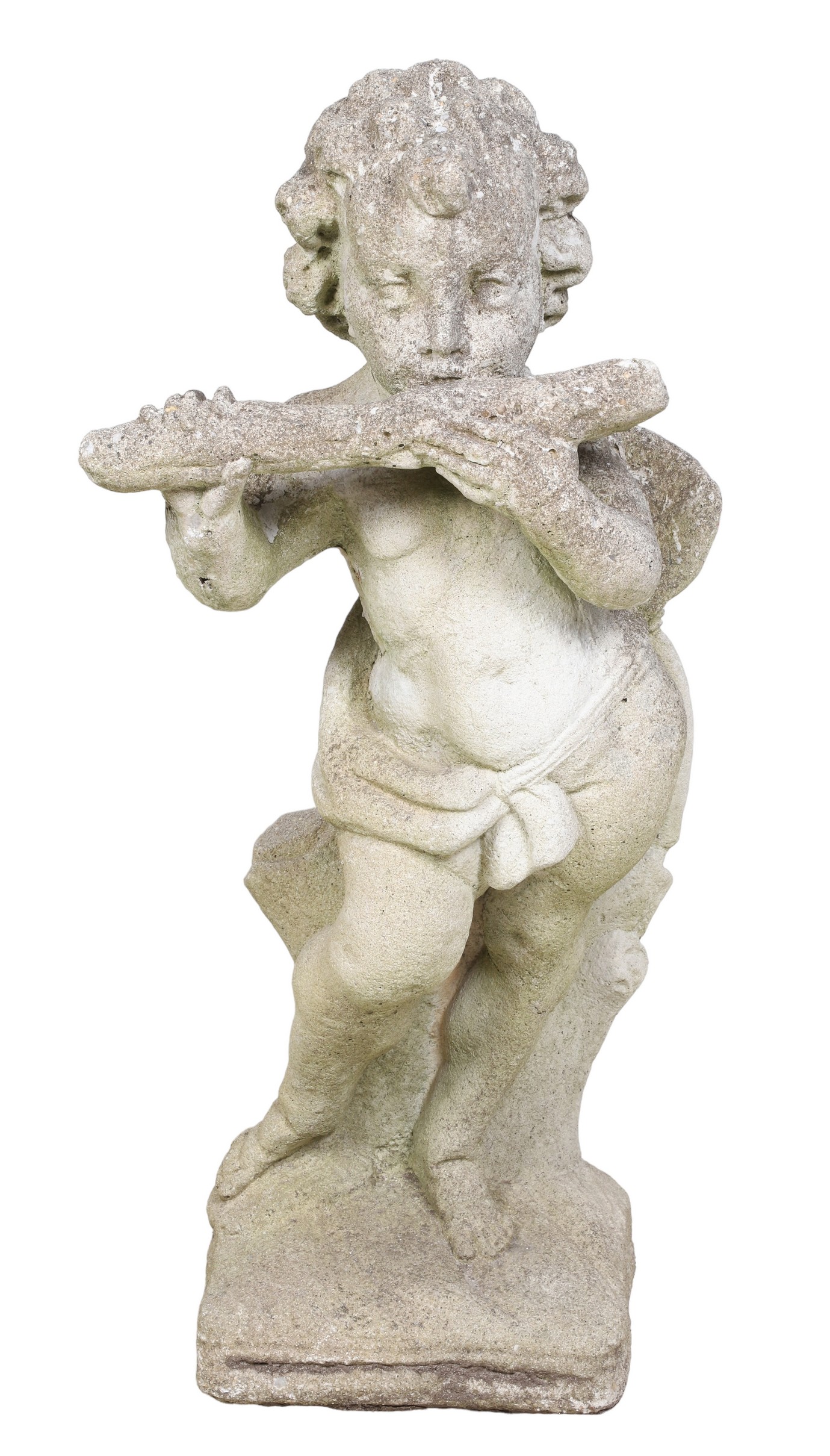 Concrete garden statue of a putti 2e0b64