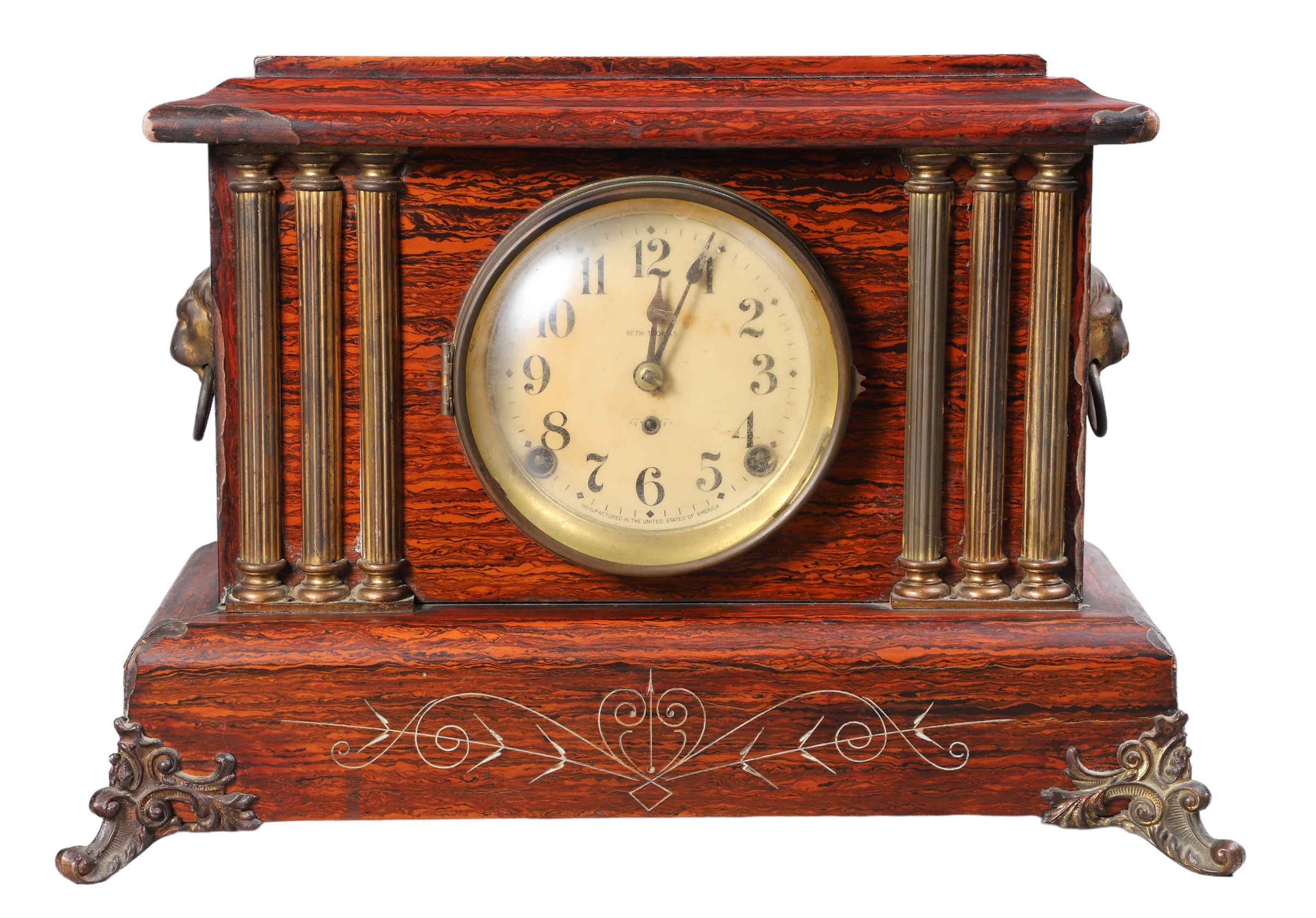 Seth Thomas Adamatine mantel clock