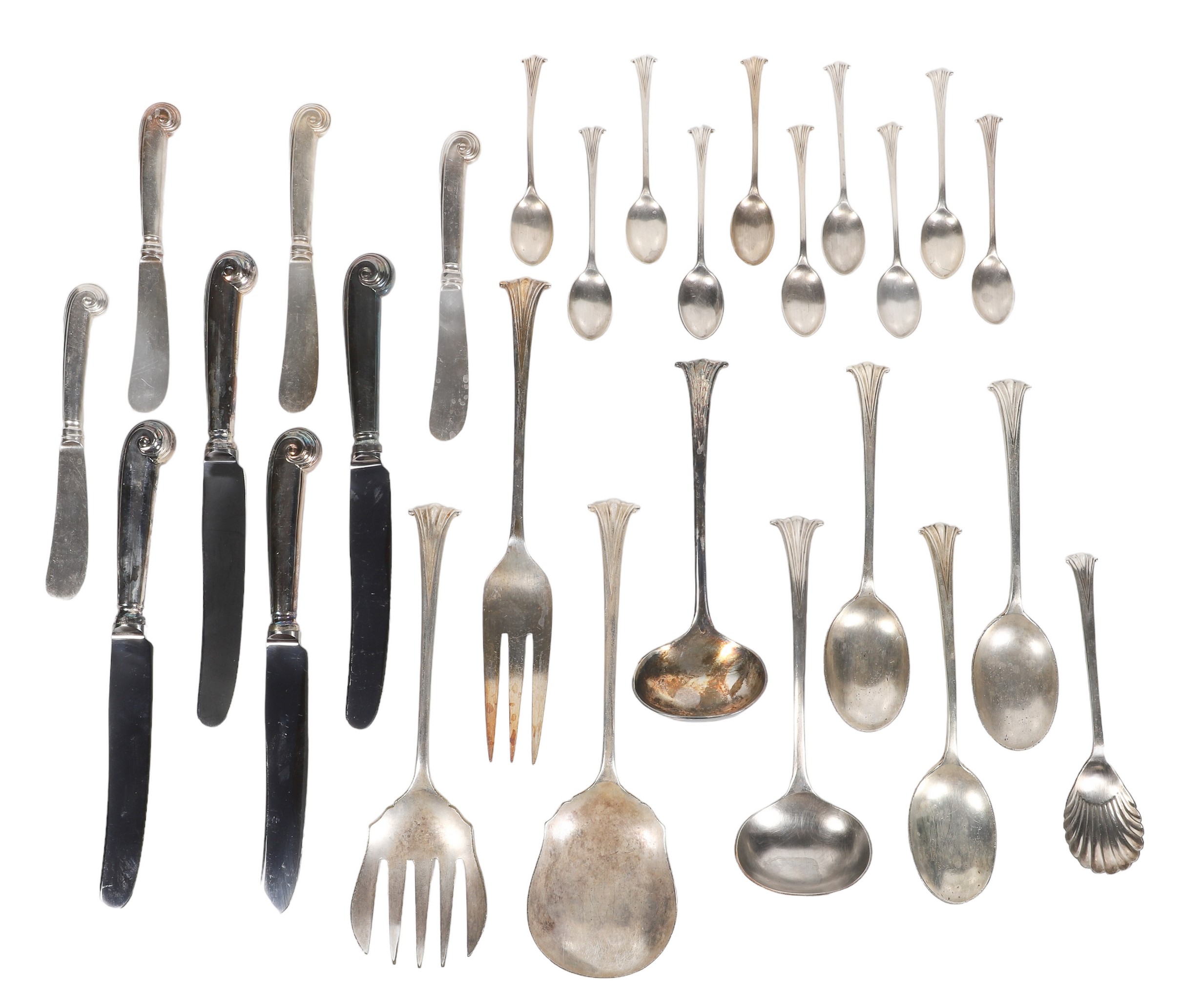  27 Pcs Worcester Silver Co flatware  2e0b78