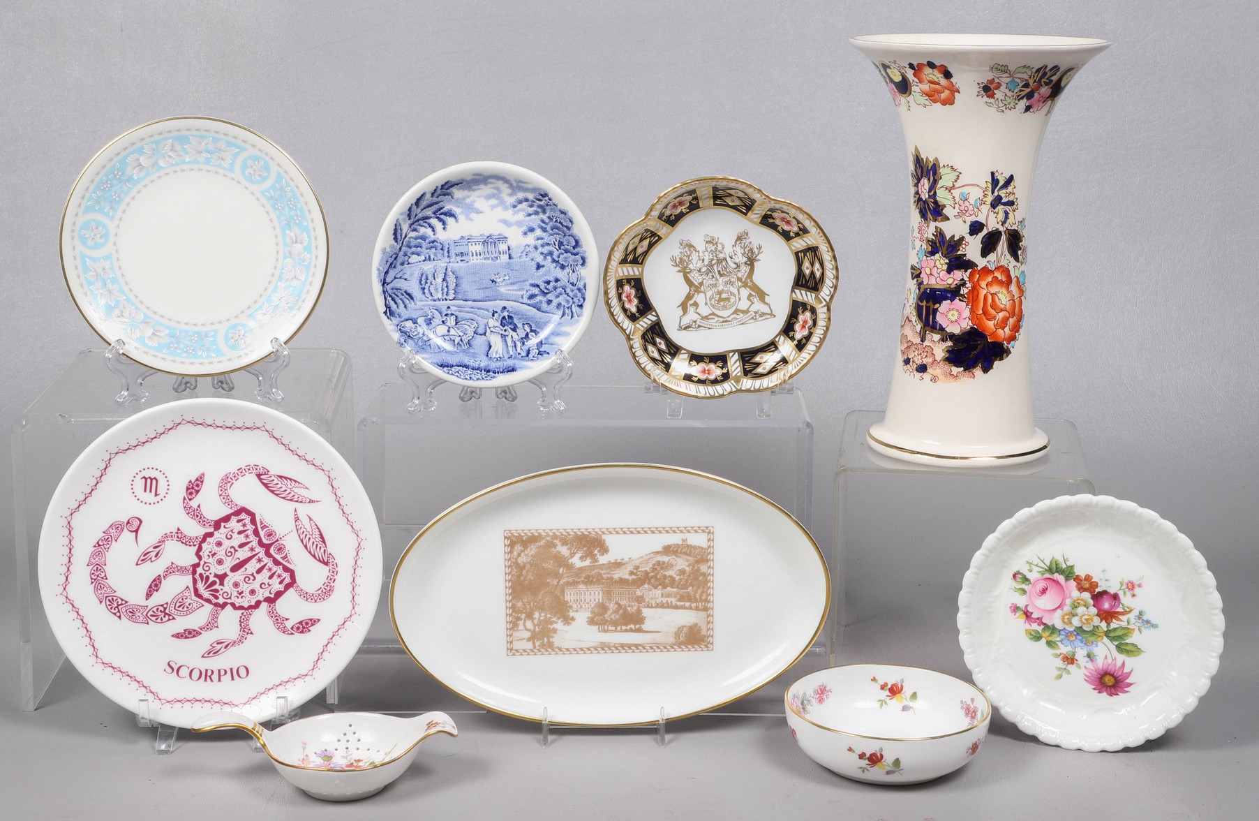 (8) Pcs porcelain, c/o Masons Mandarin