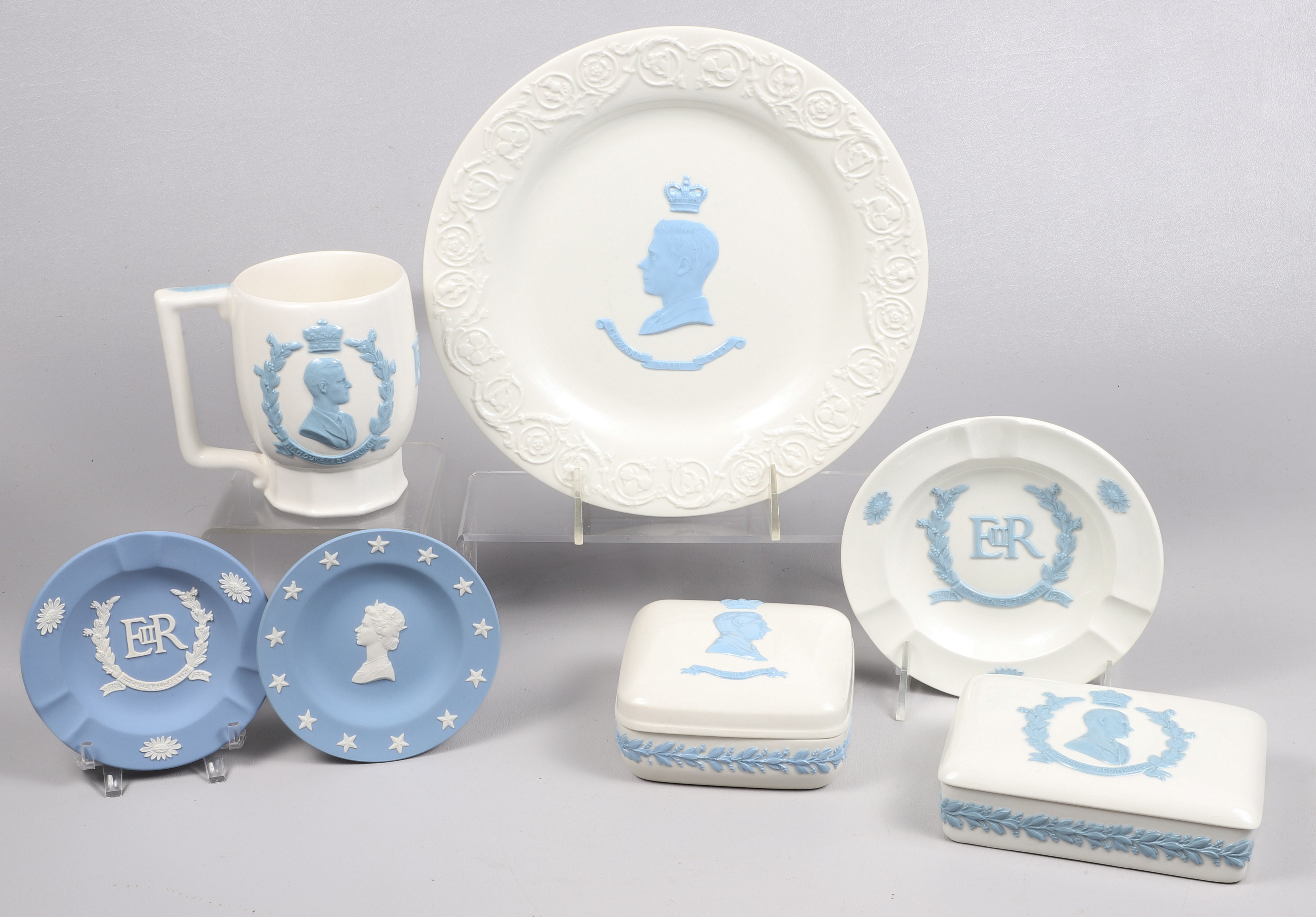 (7) Pcs Wedgwood Coronation ware,