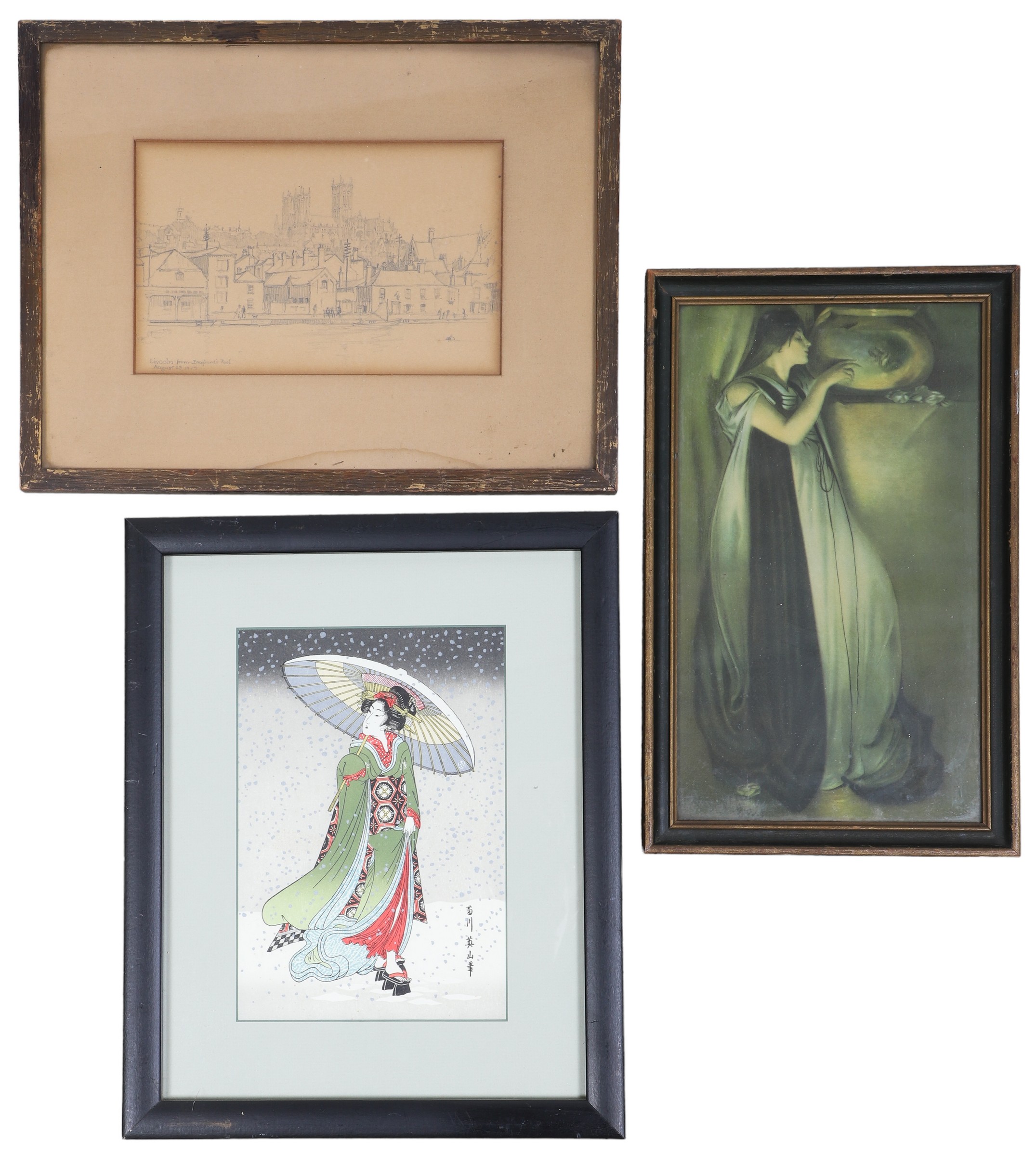 Lot of Assorted Artwork including watercolors,