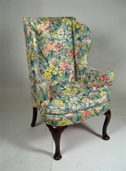 George I walnut wingback armchair 49ad0