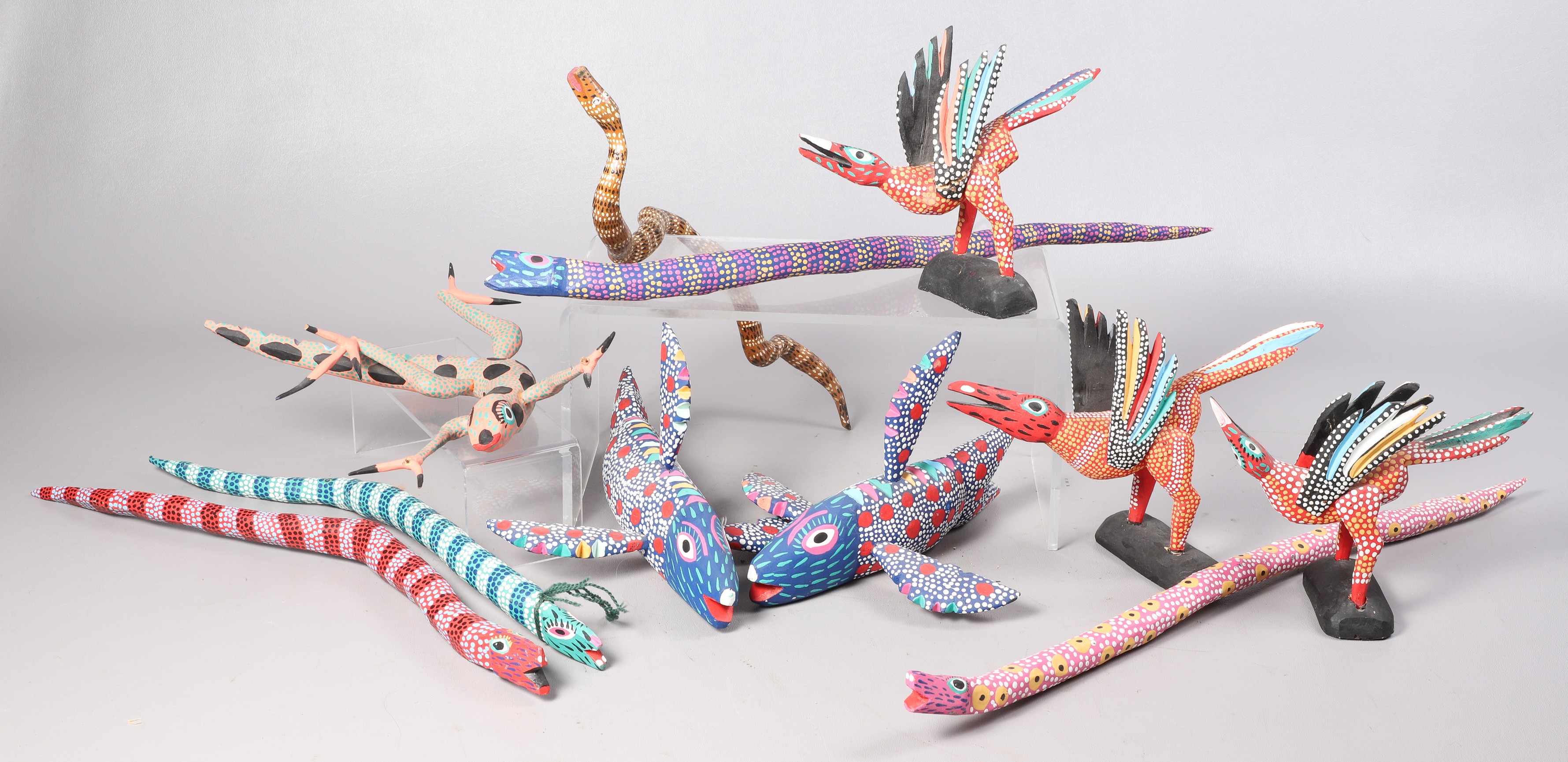 Grouping of Mexican alebrije some 2e0c66