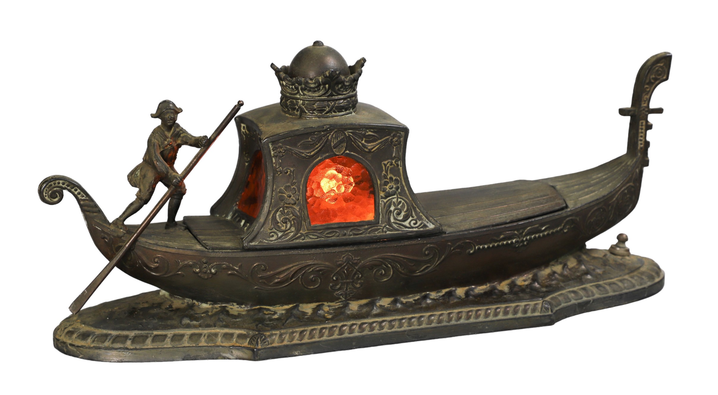 Majestic Lamp Works bronze gondola form