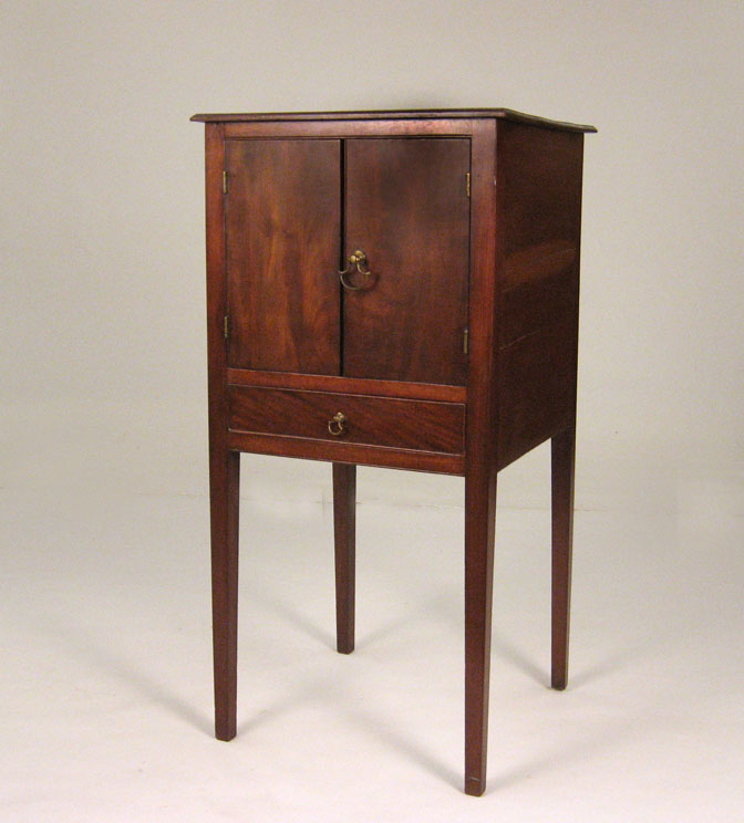 George III mahogany bedside table 49ae0