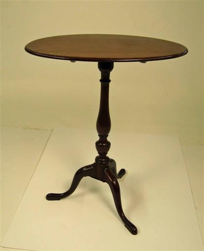 English mahogany tilt-top table