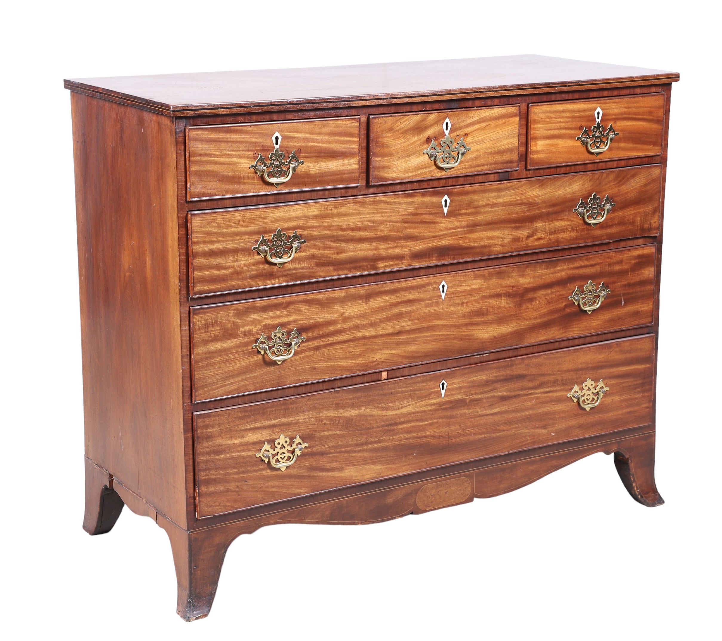 Georgian Mahogany Hepplewhite bureau  2e0d64