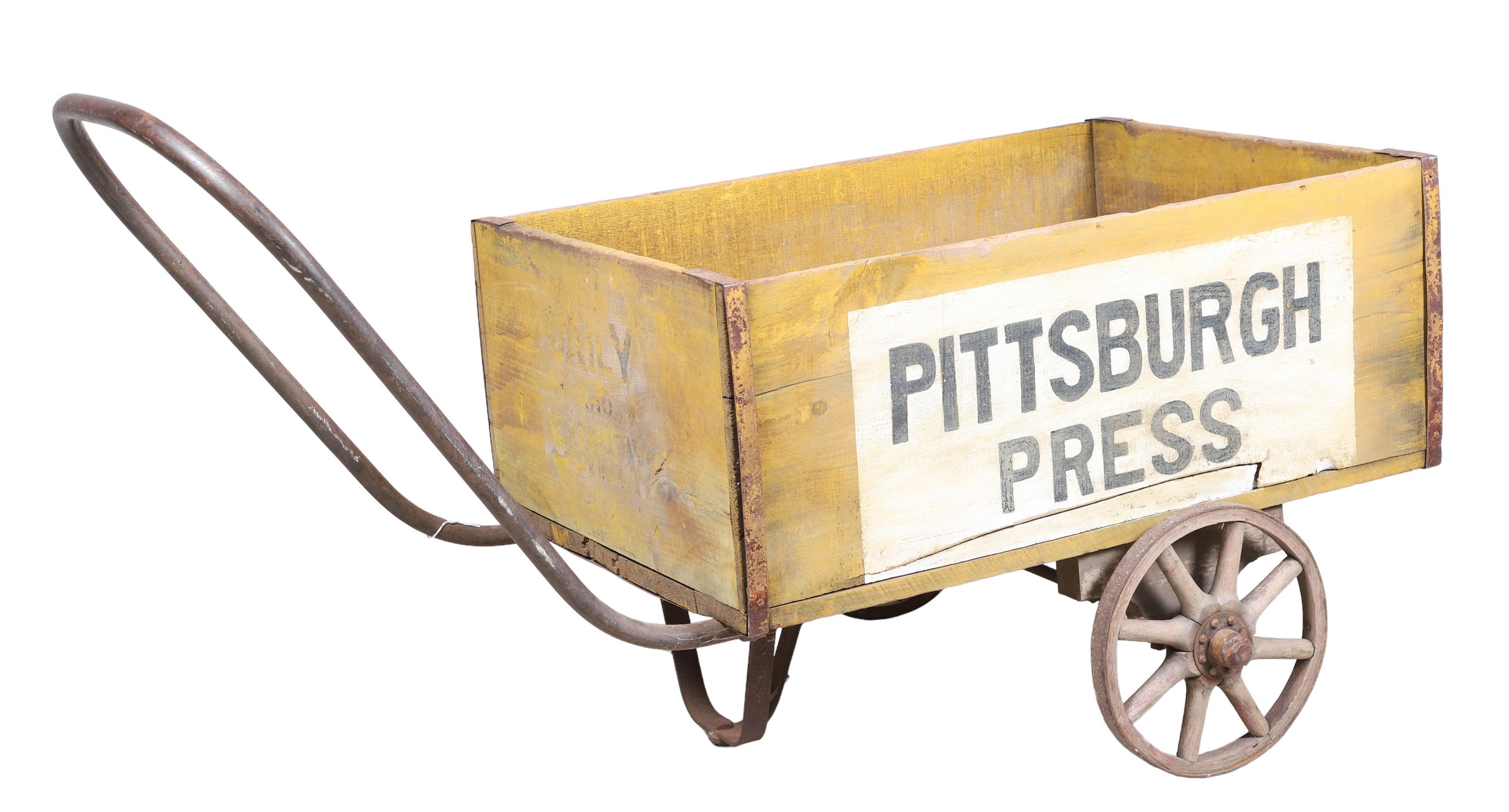 Pittsburgh Press newspaper wagon,