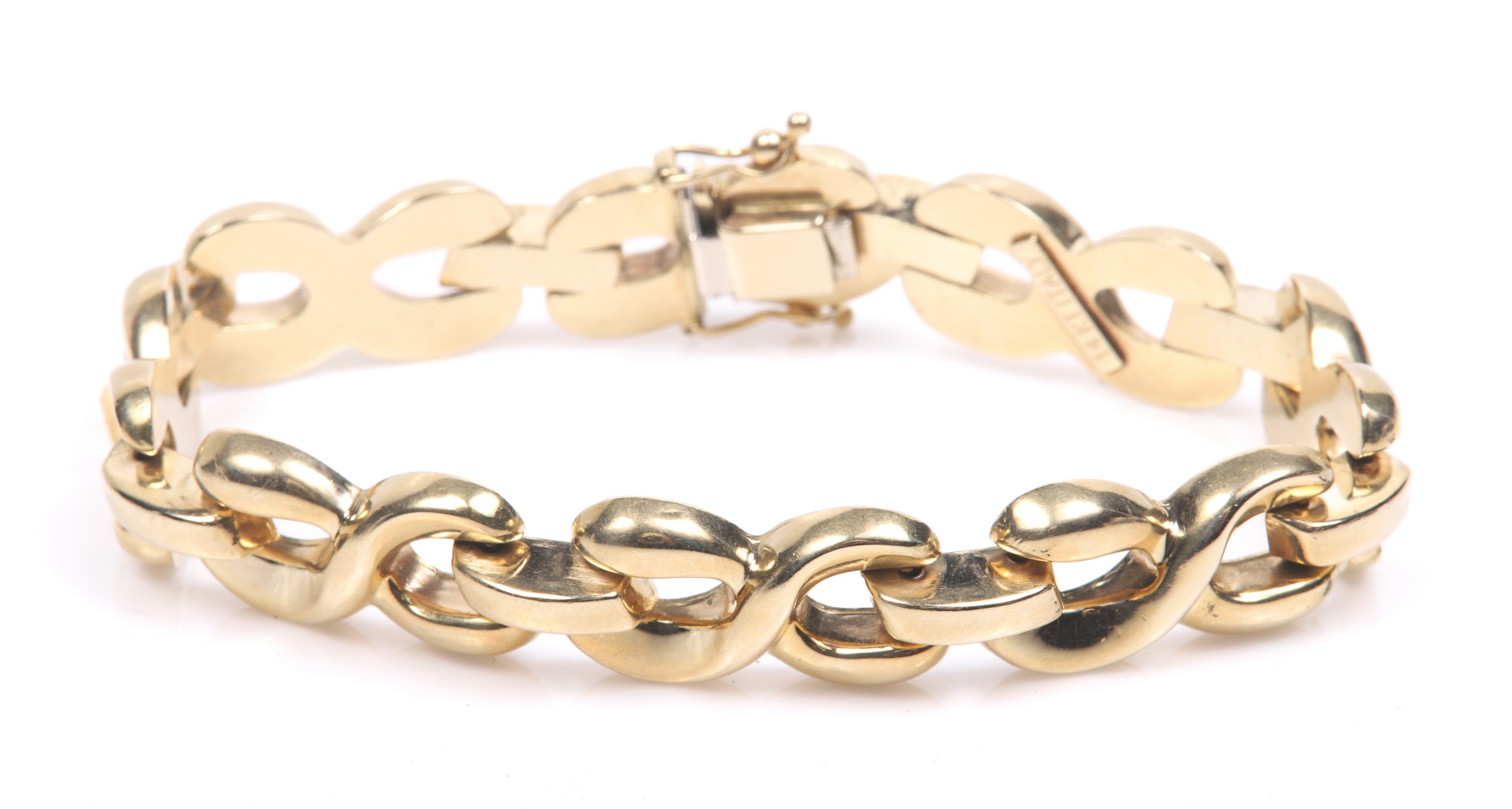 14K yellow gold Italian infinity 2e0dde