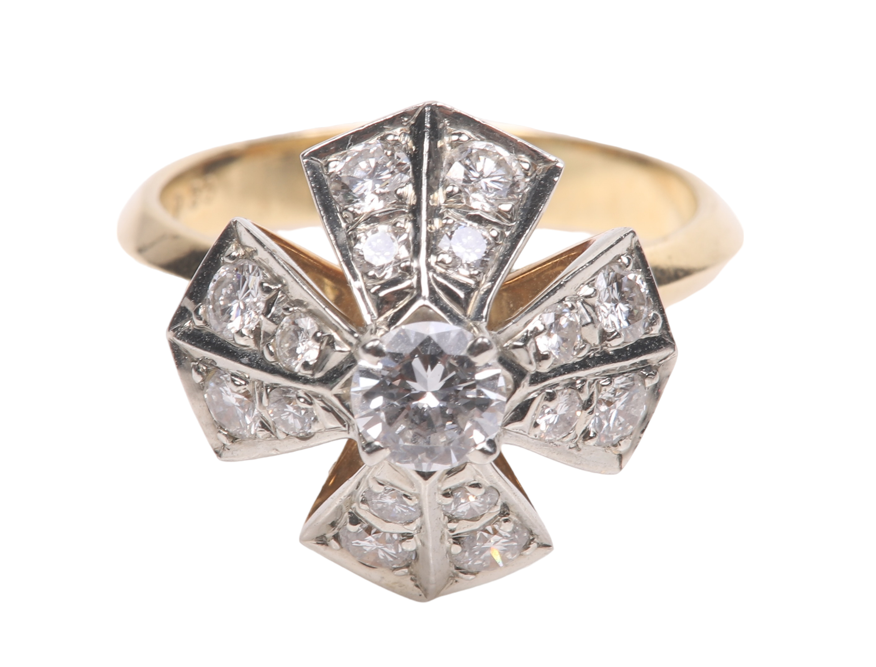 18K Vintage Orange Blossom diamond 2e0de3