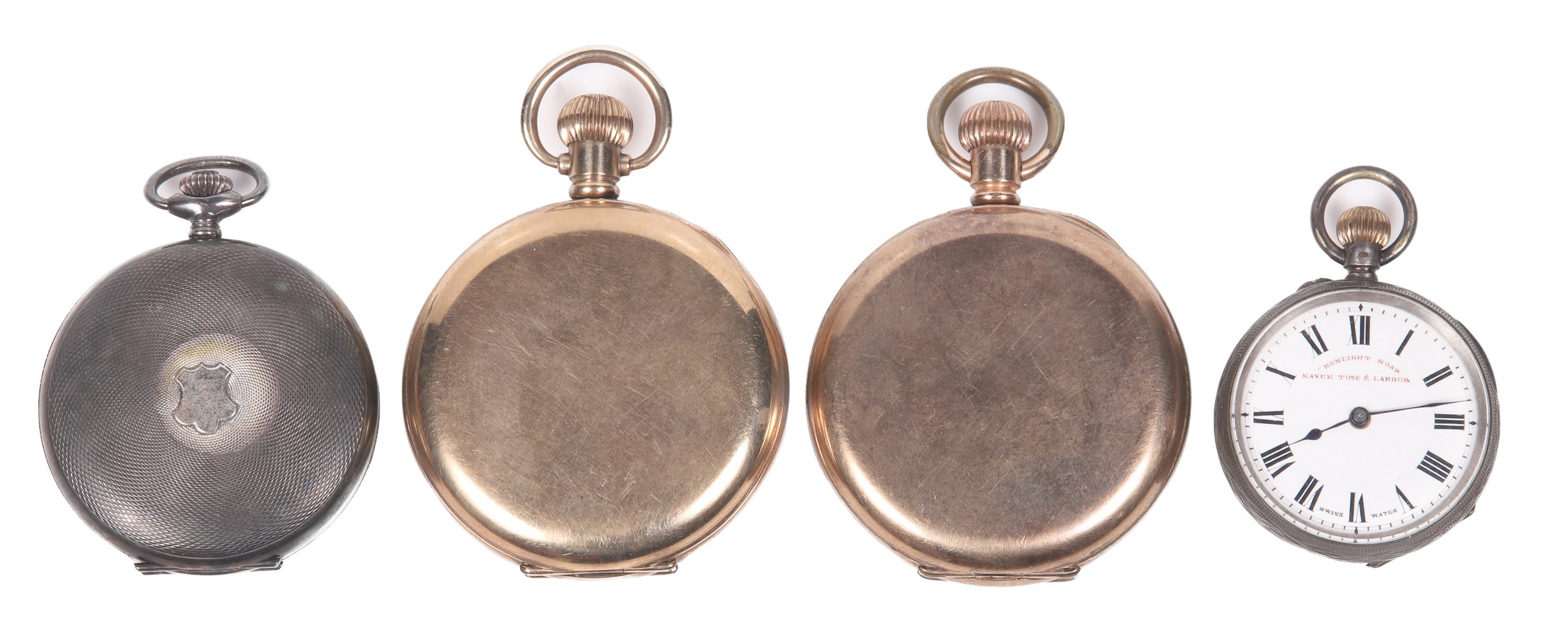 (4) Swiss and English Pocket Watches