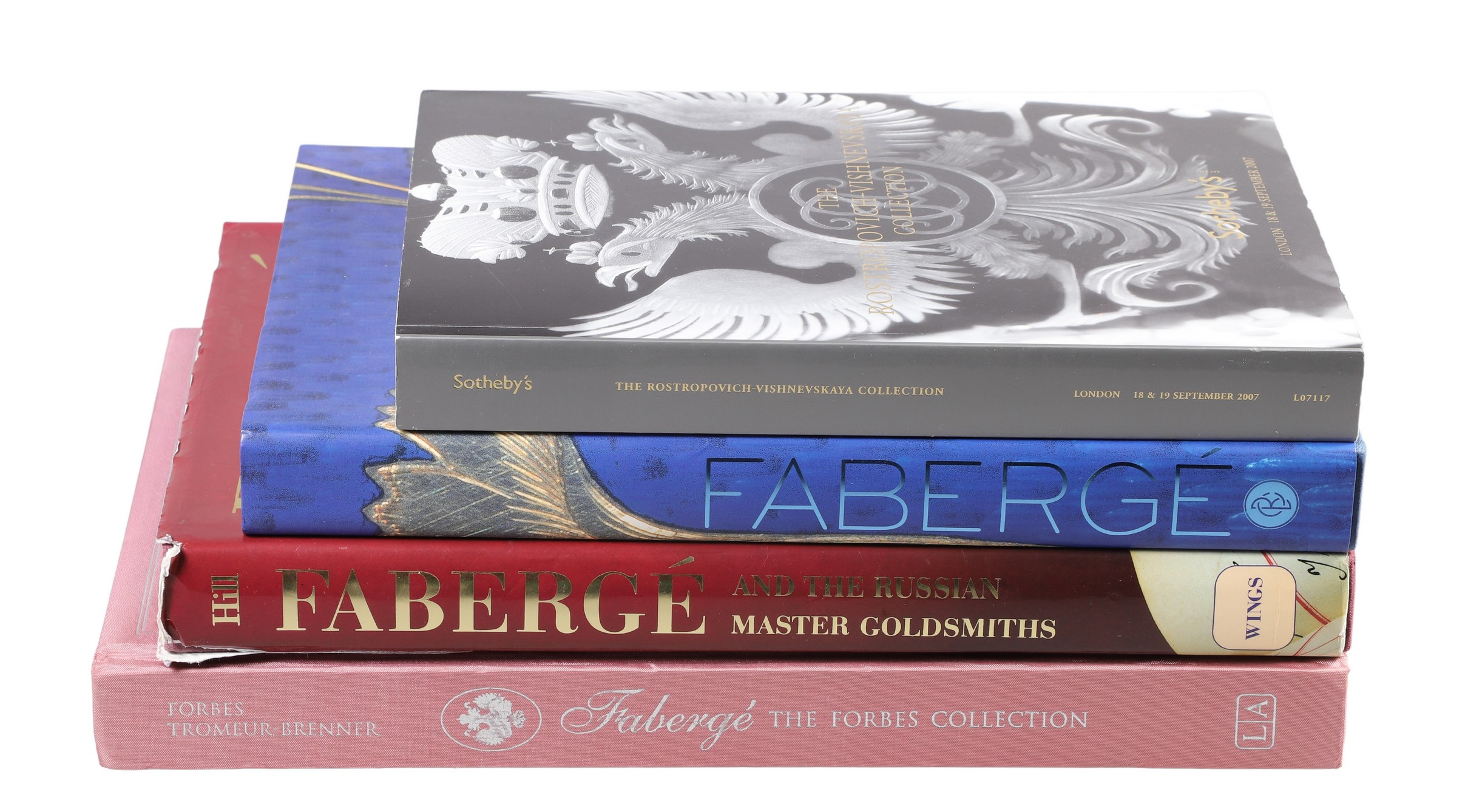 (4) Faberge/Russian Reference books,