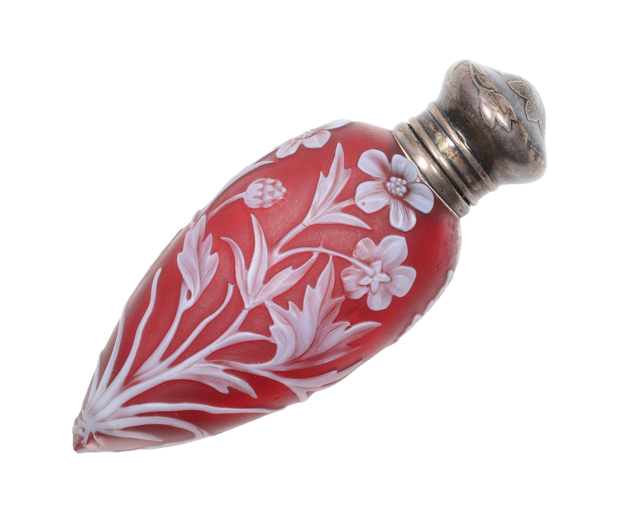 Thomas Webb ruby cameo glass scent