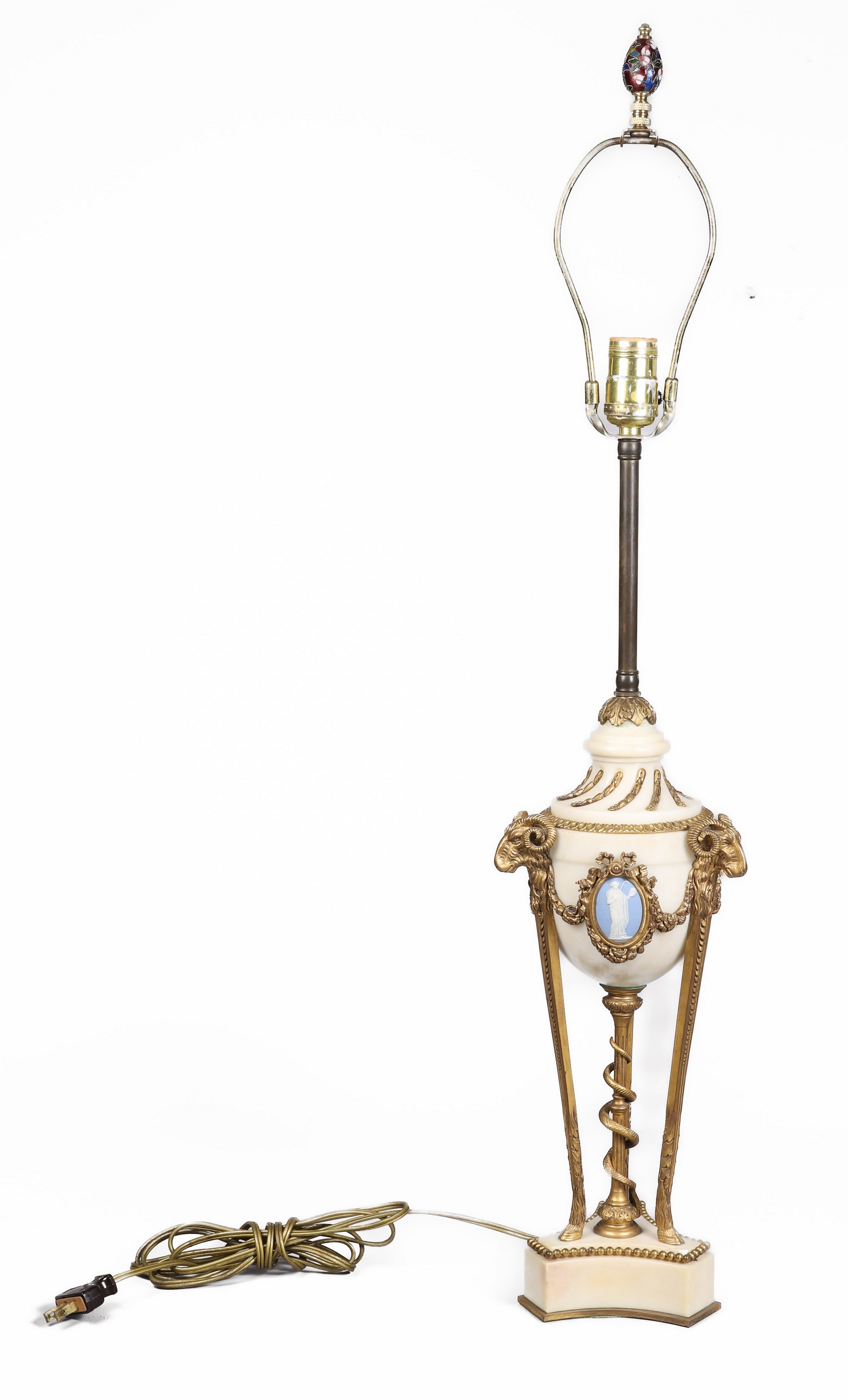 Bronze Mounted Alabaster Table Lamp,