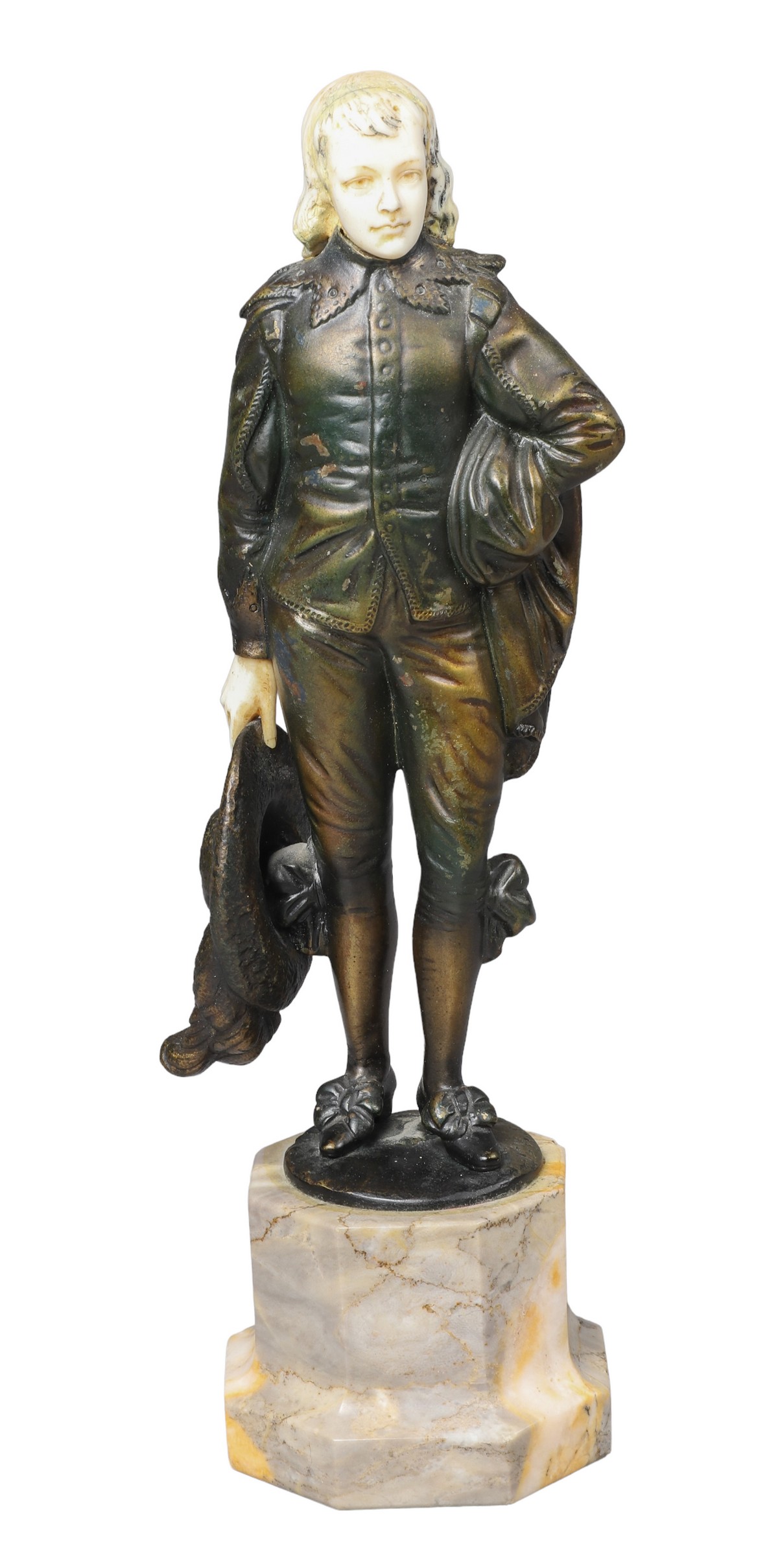 Otto Poertzel Bronze of a Cavalier,