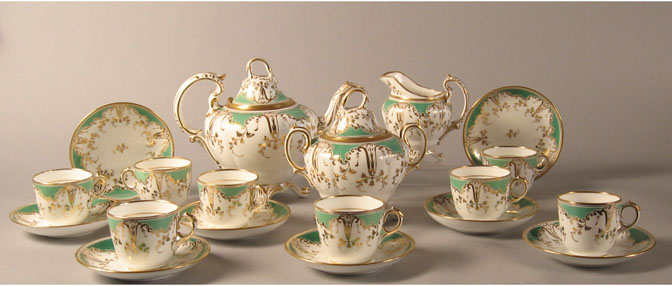 English porcelain tea and service 49b18