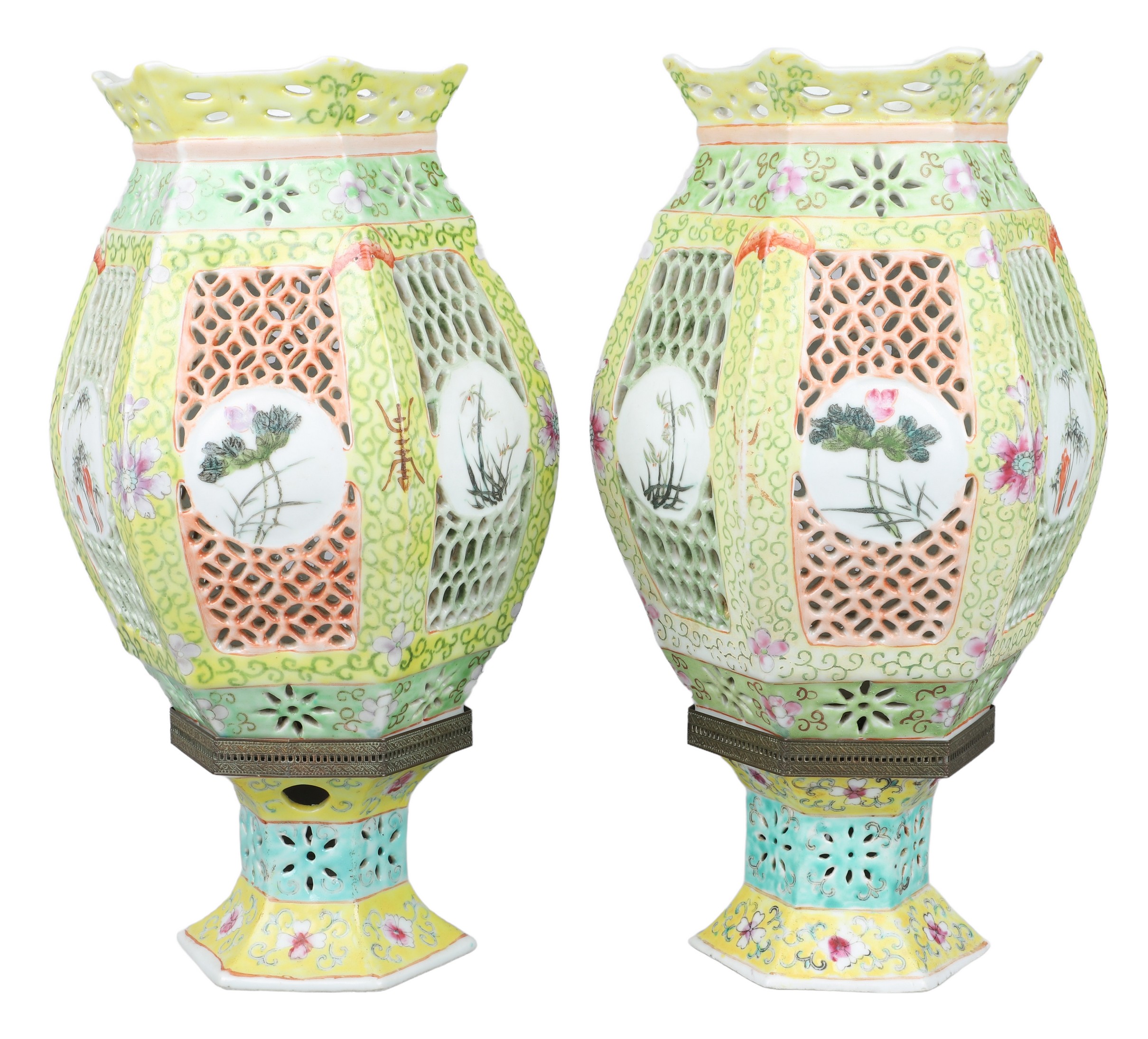 Pair of Chinese porcelain 2 piece 2e0f76