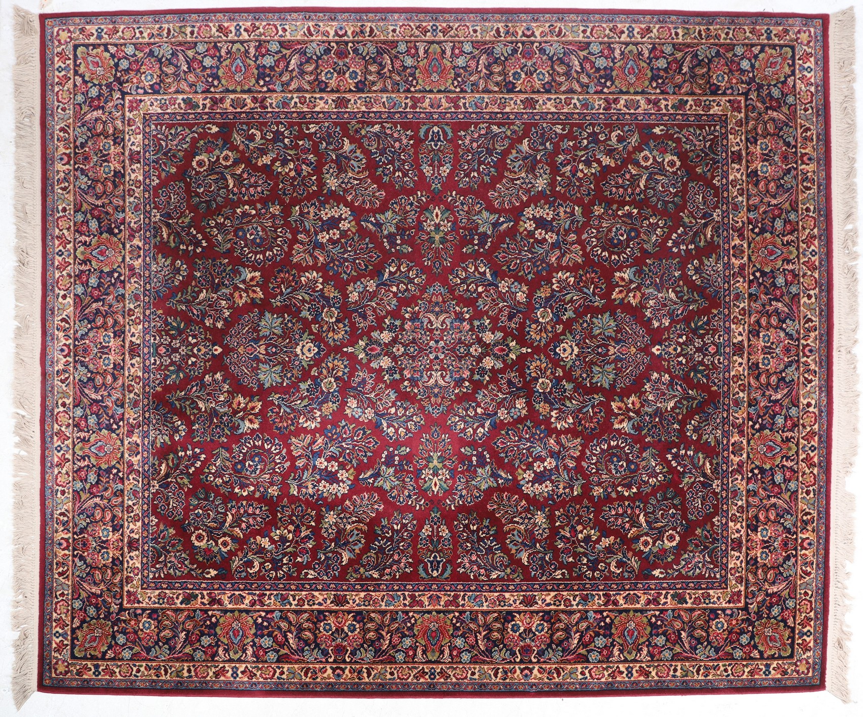 8'8" X 10'7" Karastan Sarouk Rug,