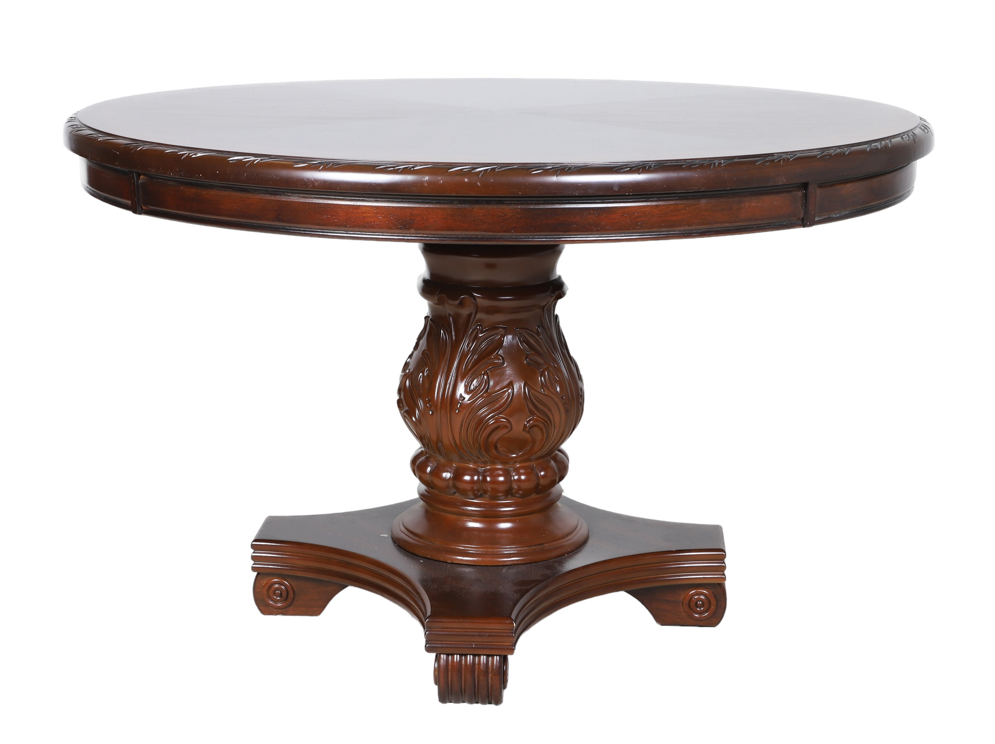 Pondex mahogany carved center table,