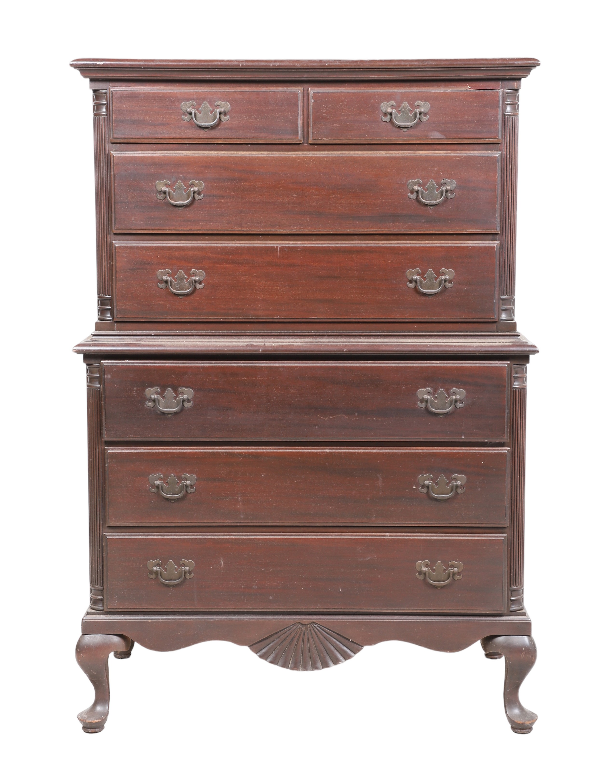 Queen Anne style mahogany chest