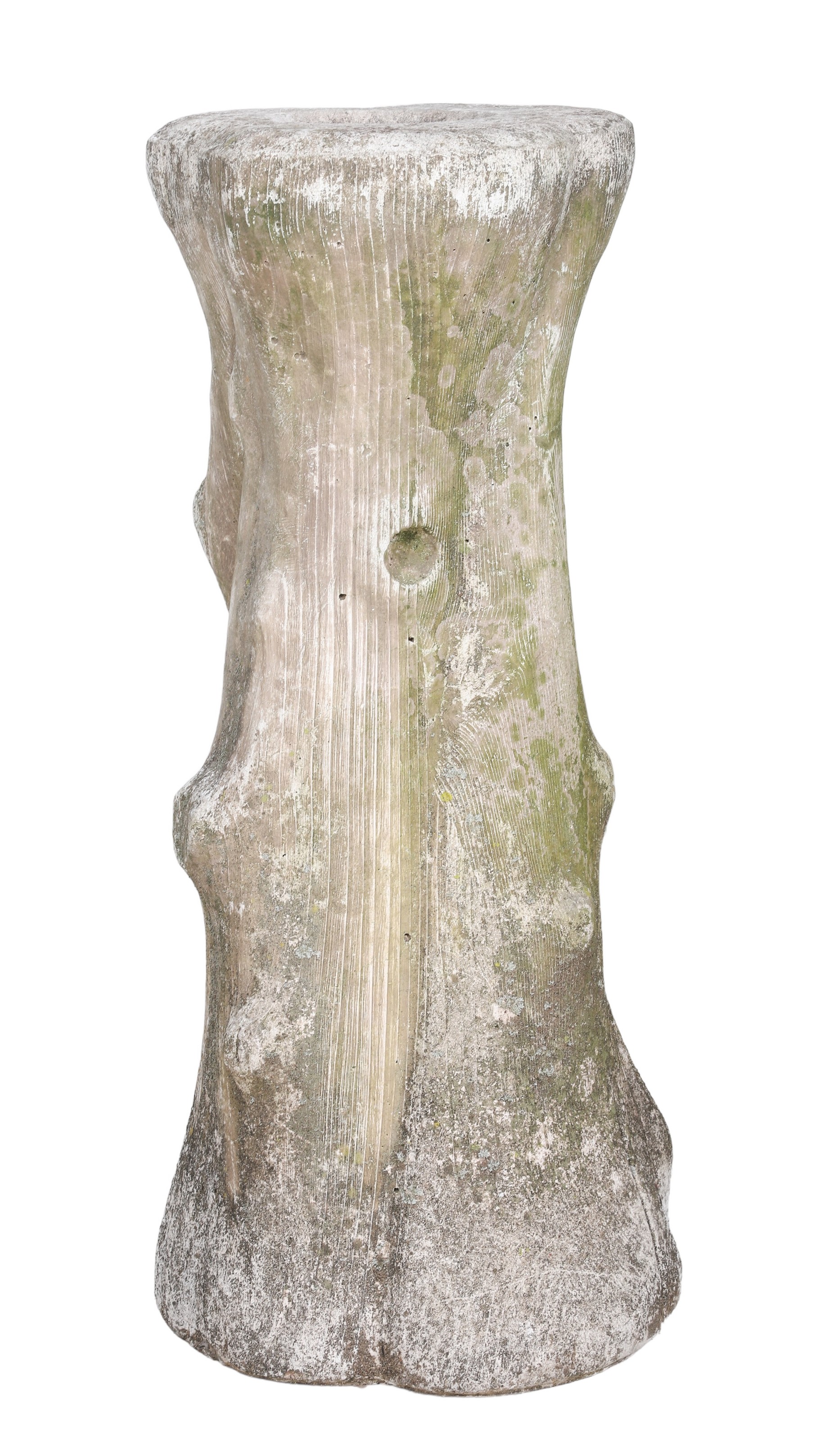 Tree Trunk form garden pedestal,