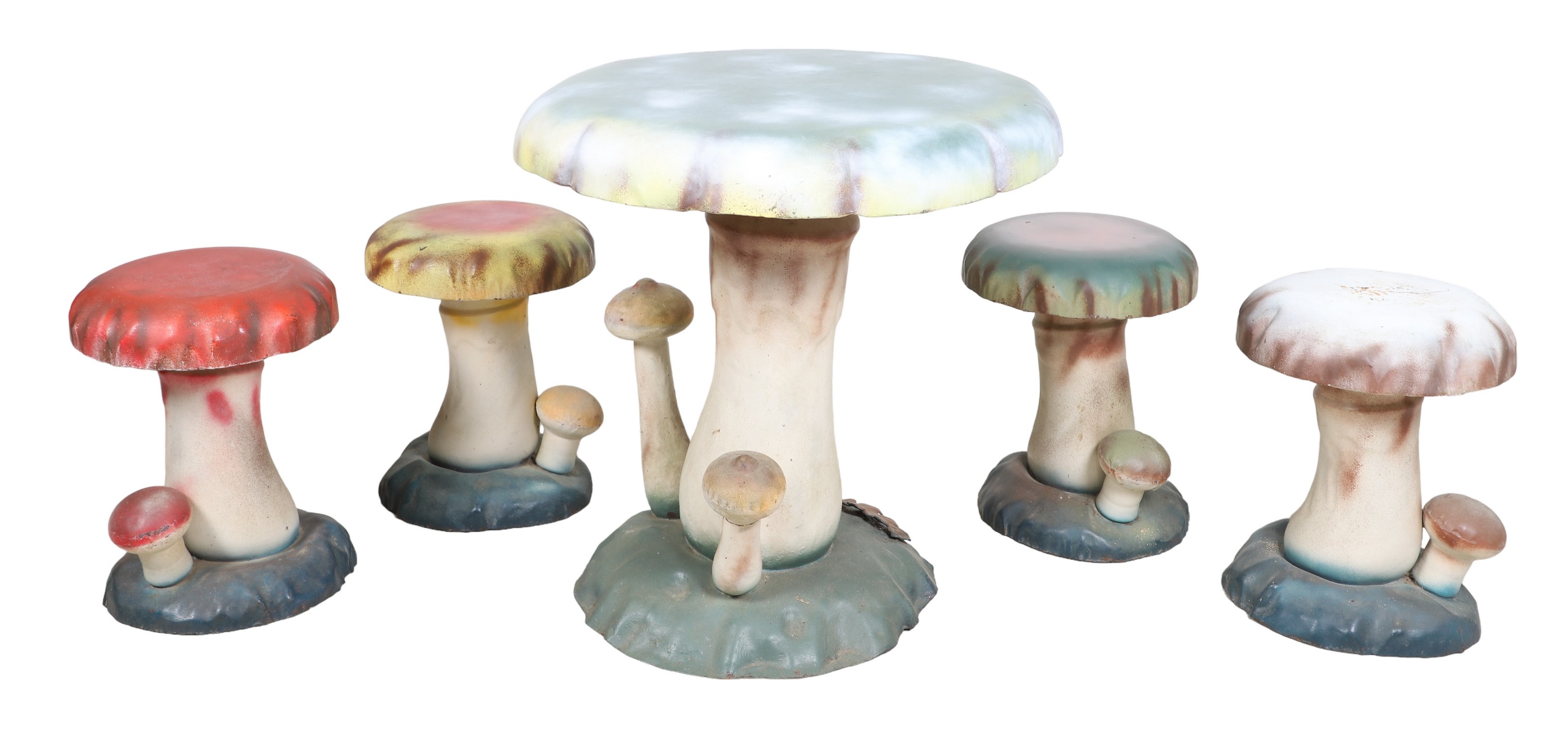  5 pc Otto U Hofmann Mushroom 2e1035
