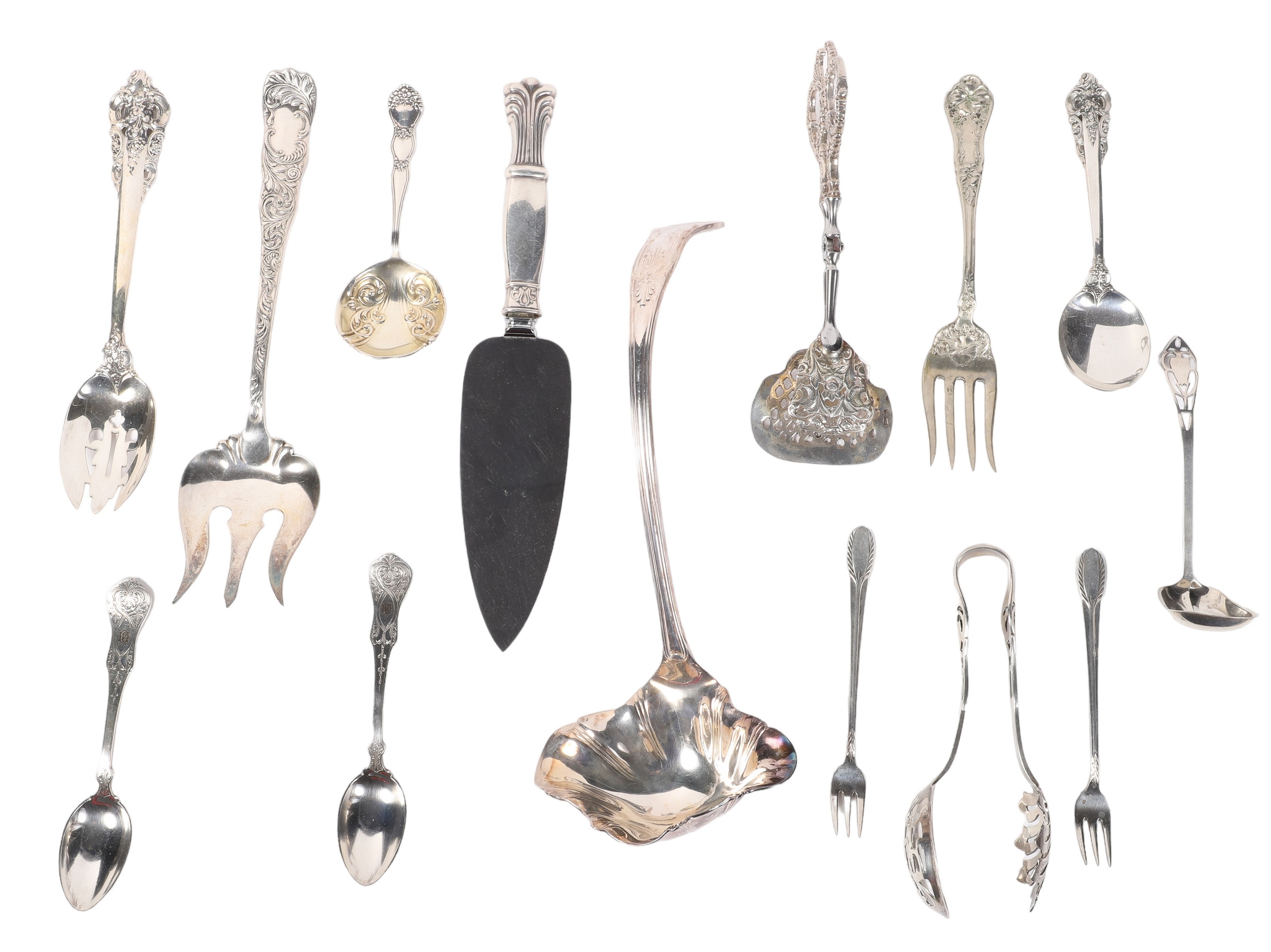 Sterling and silver plate flatware