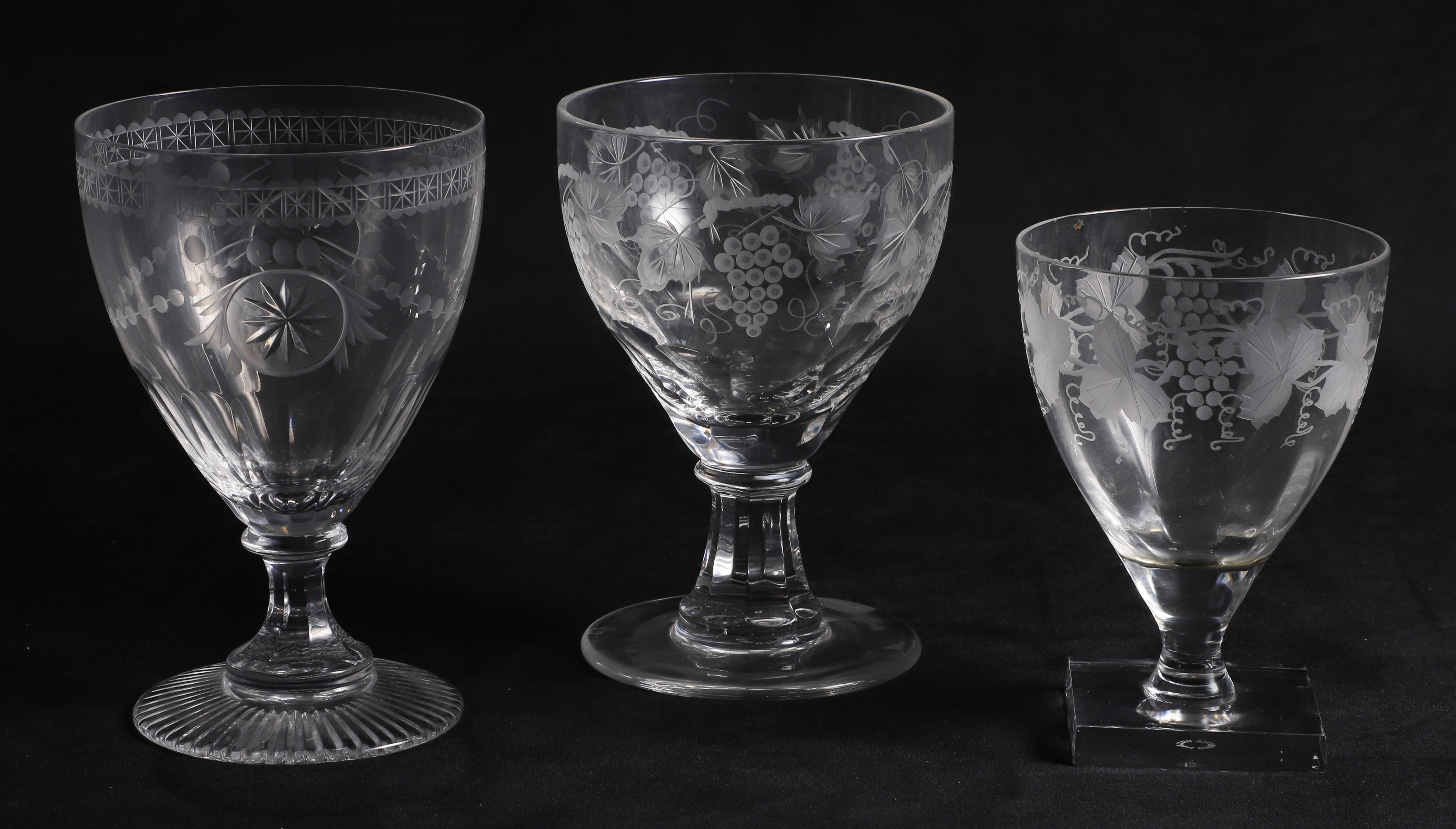  3 William Yeoward etched glass 2e10bf