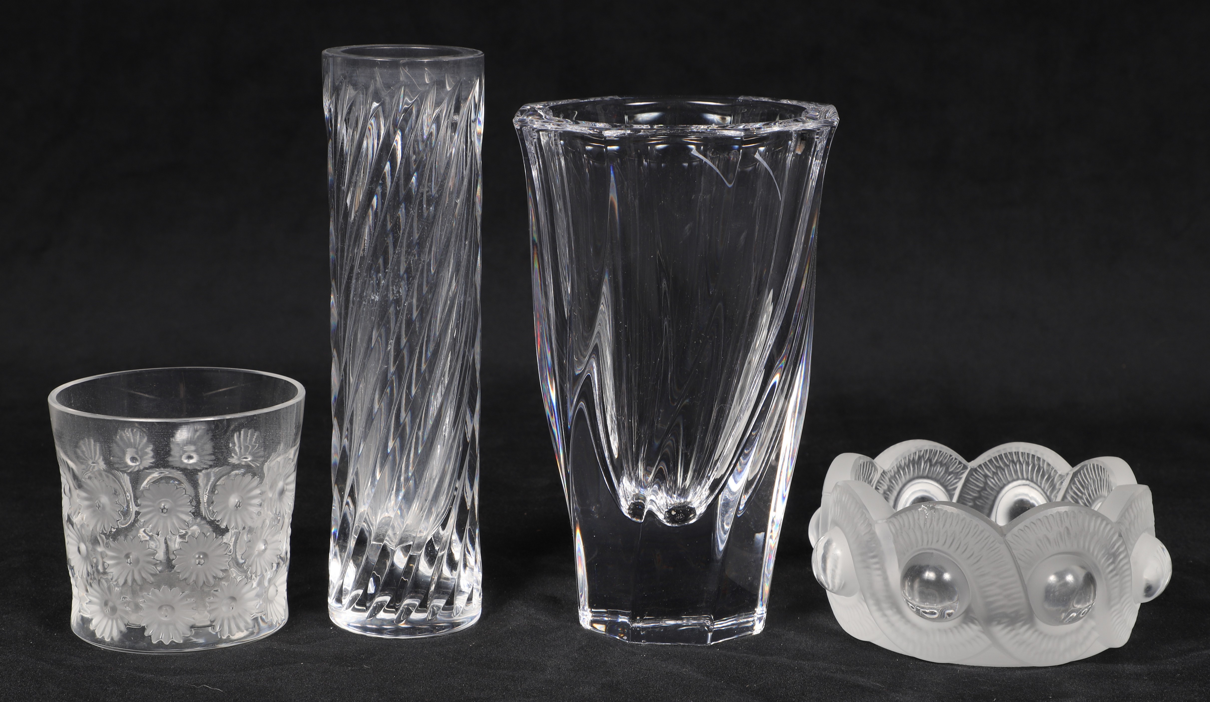  4 Pcs glassware c o Lalique 2e10c6