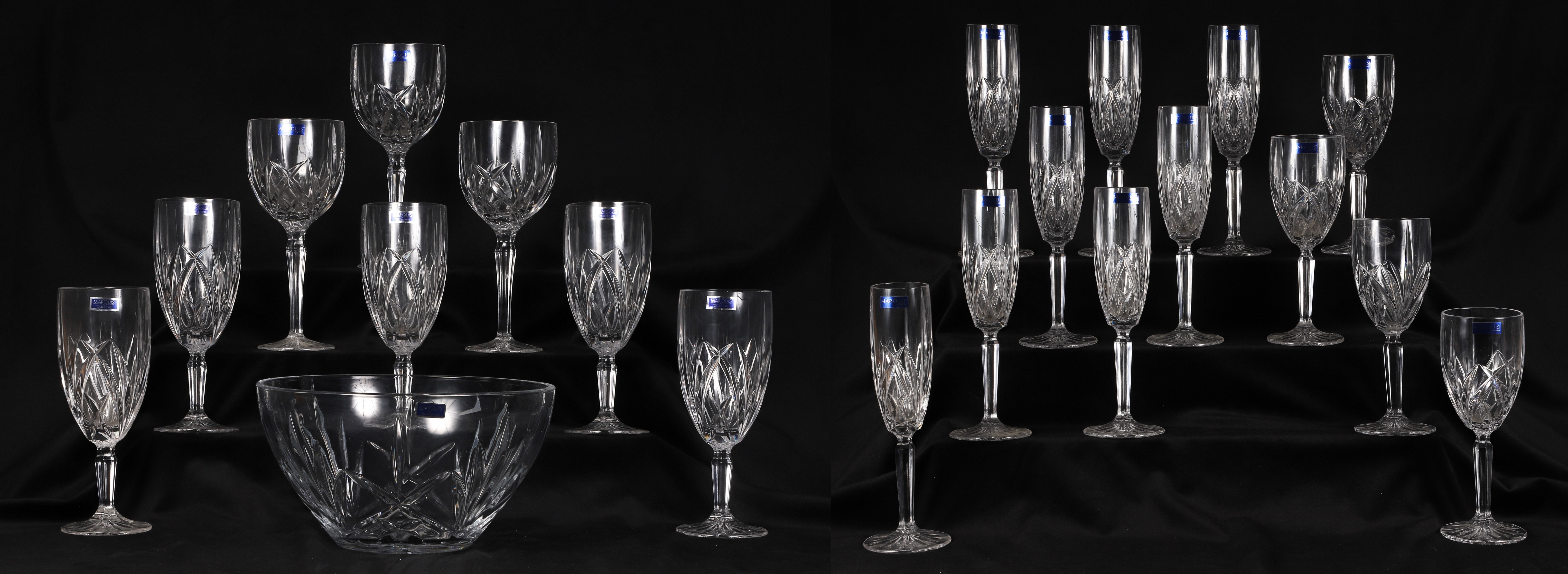  21 Pcs Marquis by Waterford crystal  2e10c7