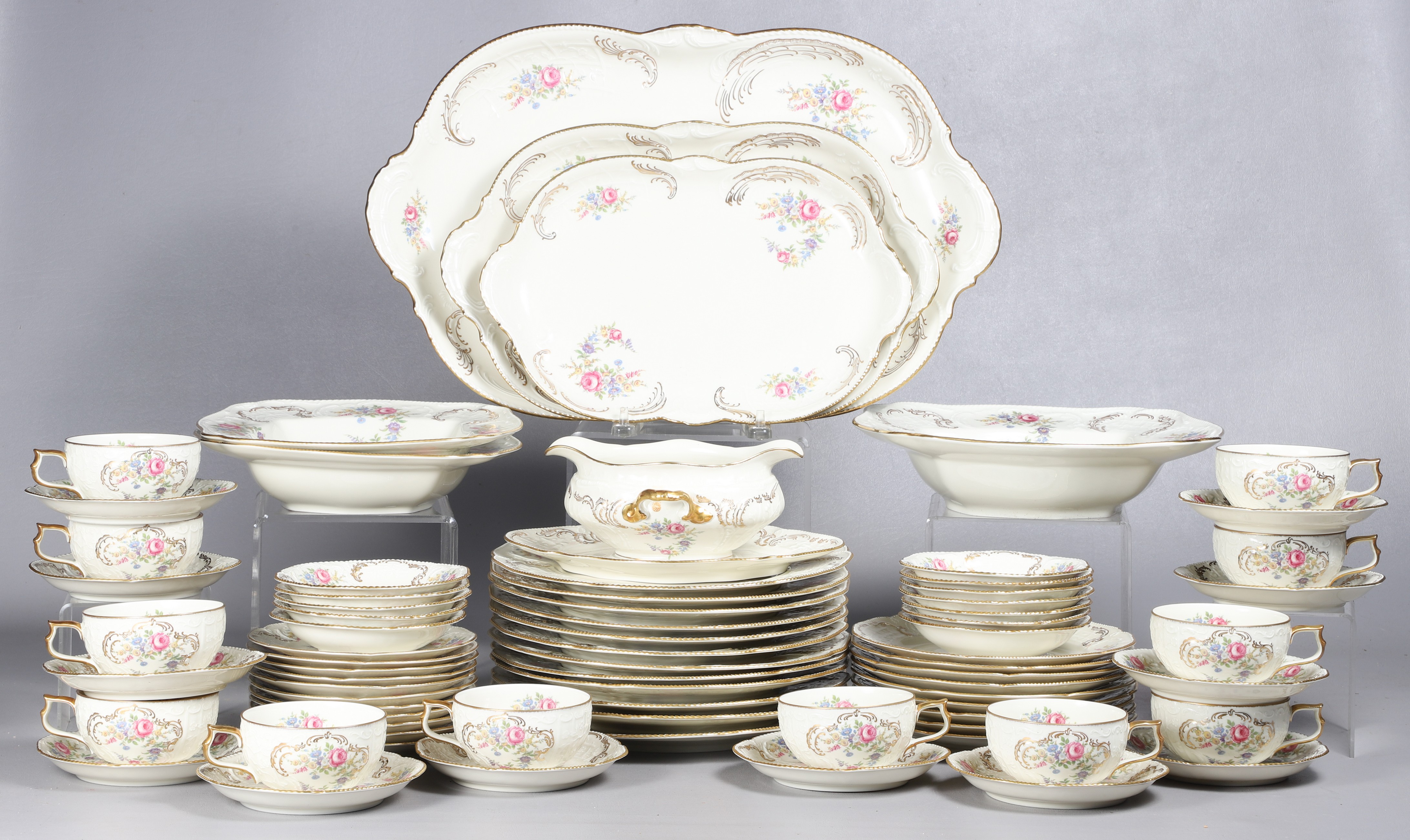  75 Pcs Rosenthal porcelain dinnerware  2e10d0